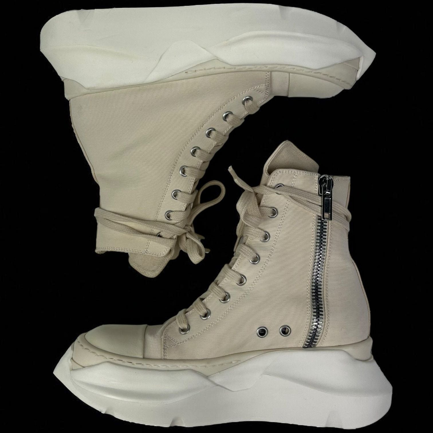 Rick Owens Ramones High Abstract Milk