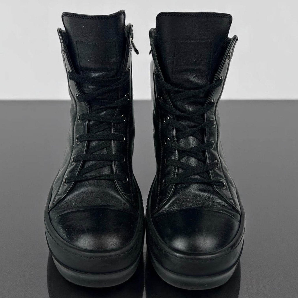 Rick Owens Ramones High Mainline Black - V STEALS