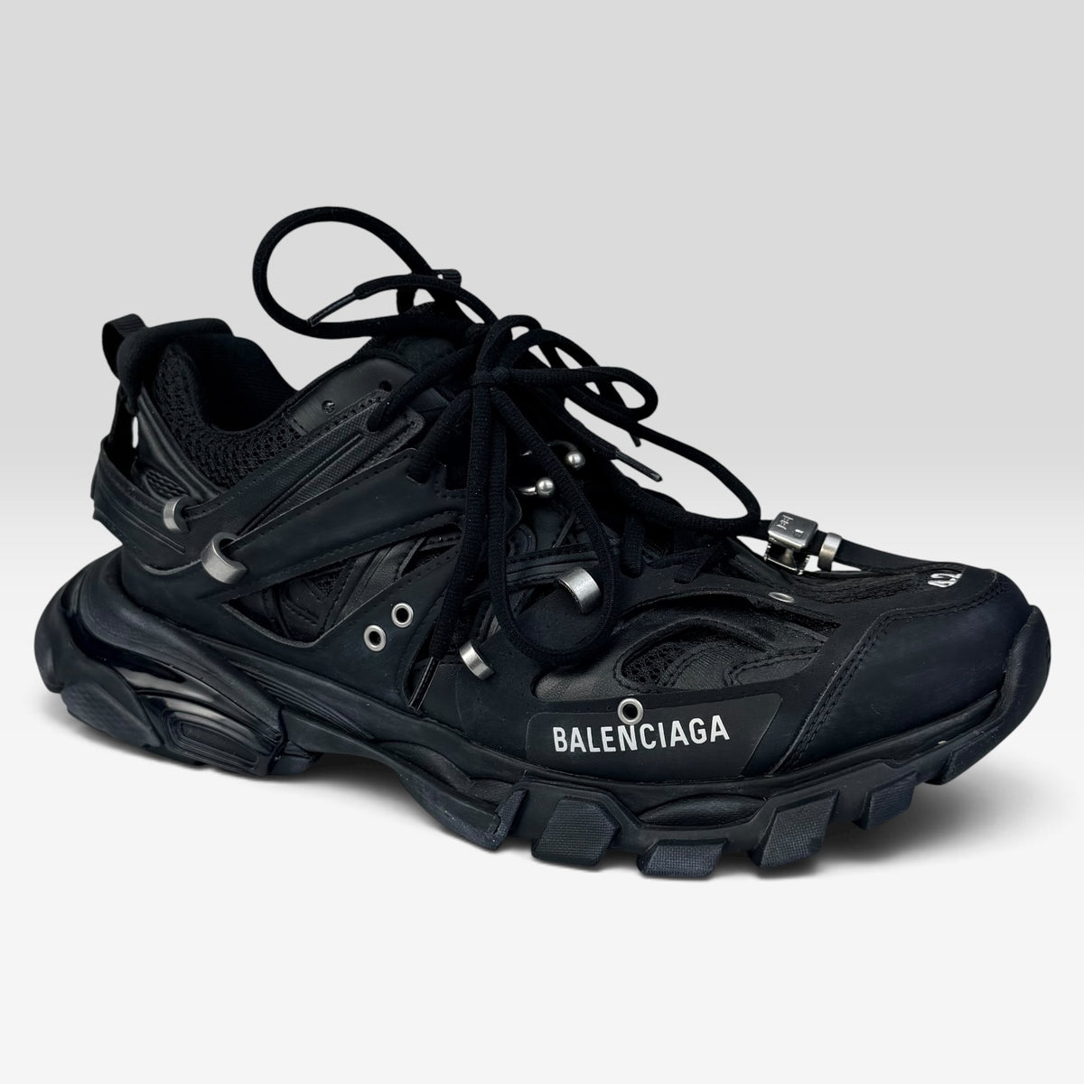 Balenciaga Track Piercing Black