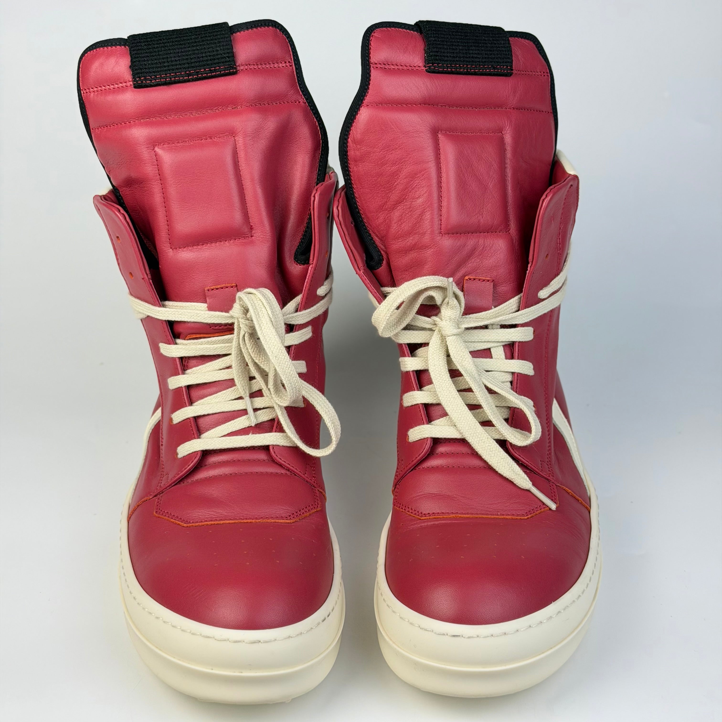 Rick Owens Geobasket Cardinal Red/Milk SS24 LIDO