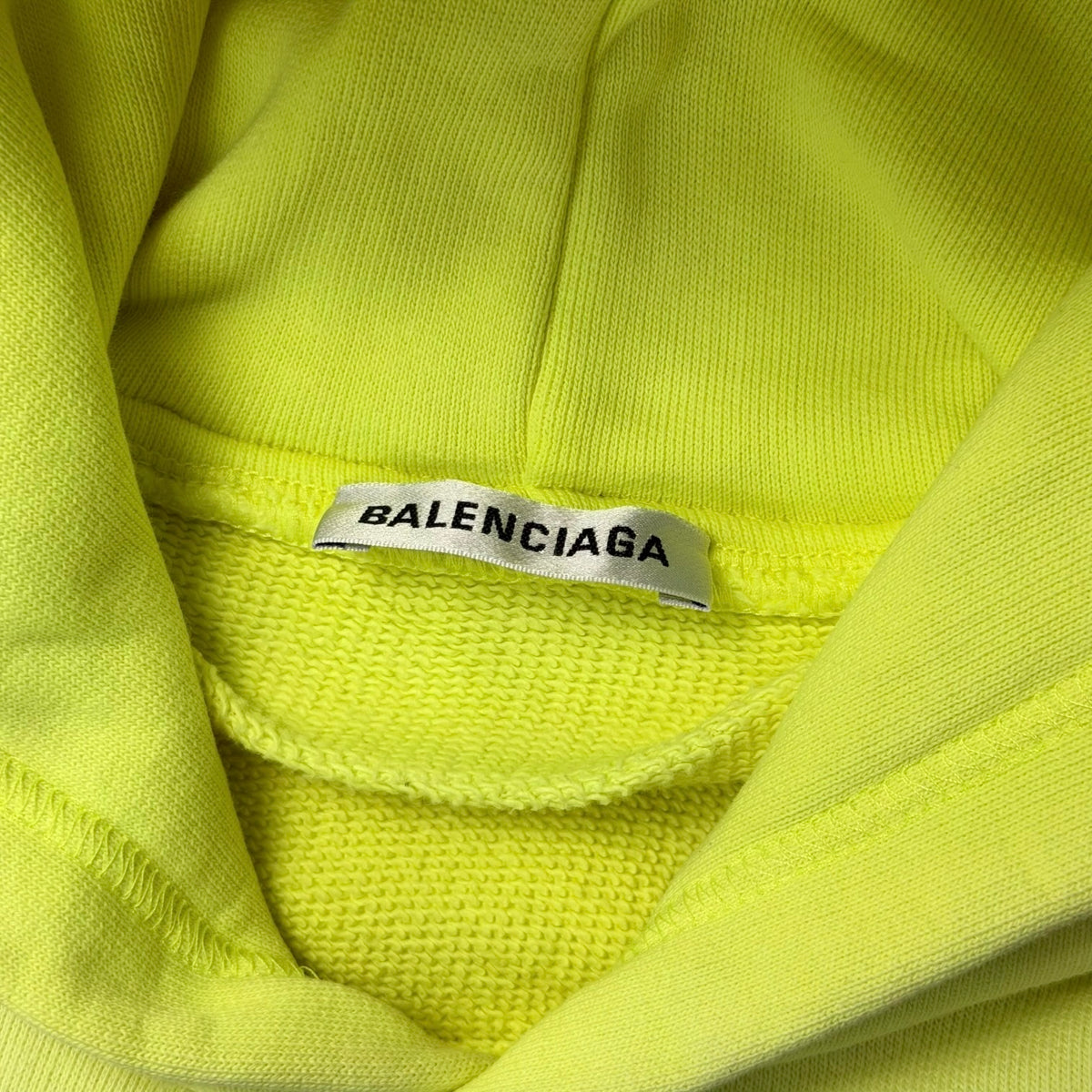 Balenciaga Interlocking BB Logo Neon Hoodie