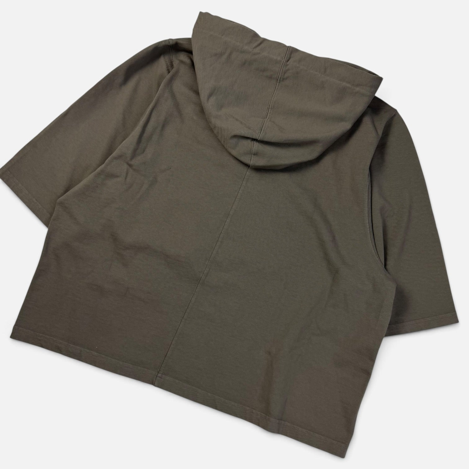 Rick Owens DRKSHDW Cropped Jumbo Hoodie Grey SS20