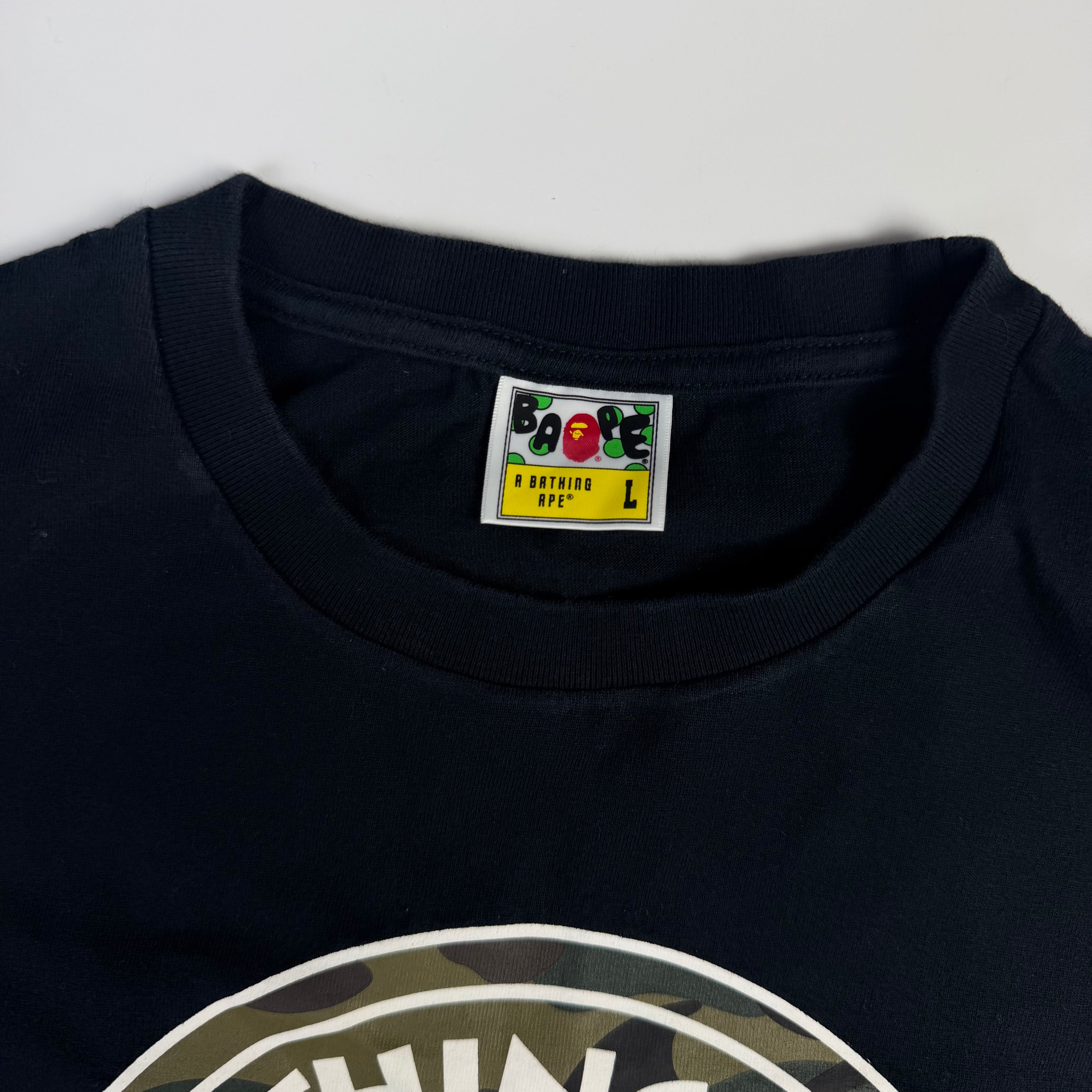Bape 1st Camo Busy Works T-Shirt Black