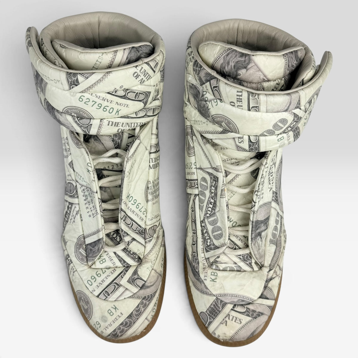 Maison Margiela Future High-Top Dollar Bill – Incaltaminte Femei MAISON MARGIELA în mărimile 42 la V STEALS – mărimi 42