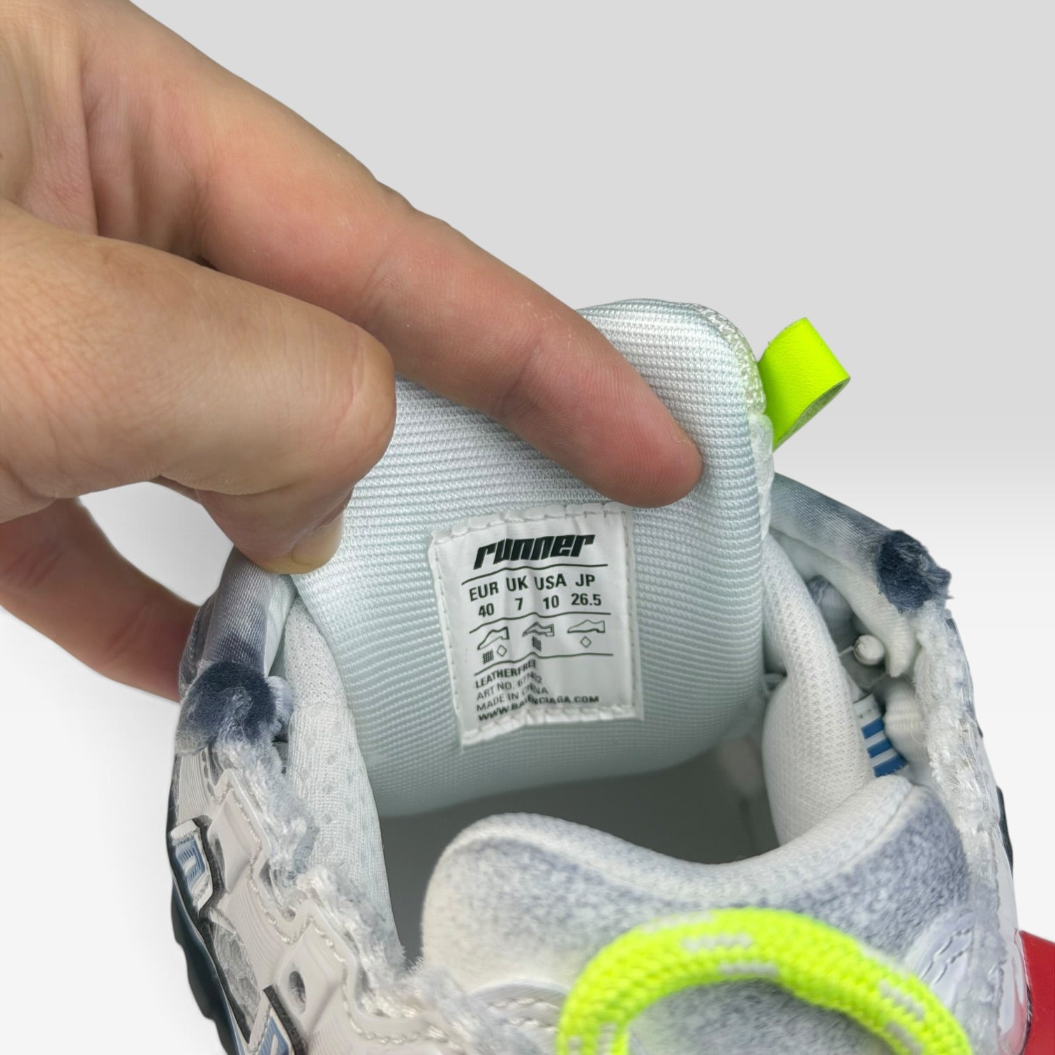 Balenciaga Runner White Multicolor | Sneakers Balenciaga