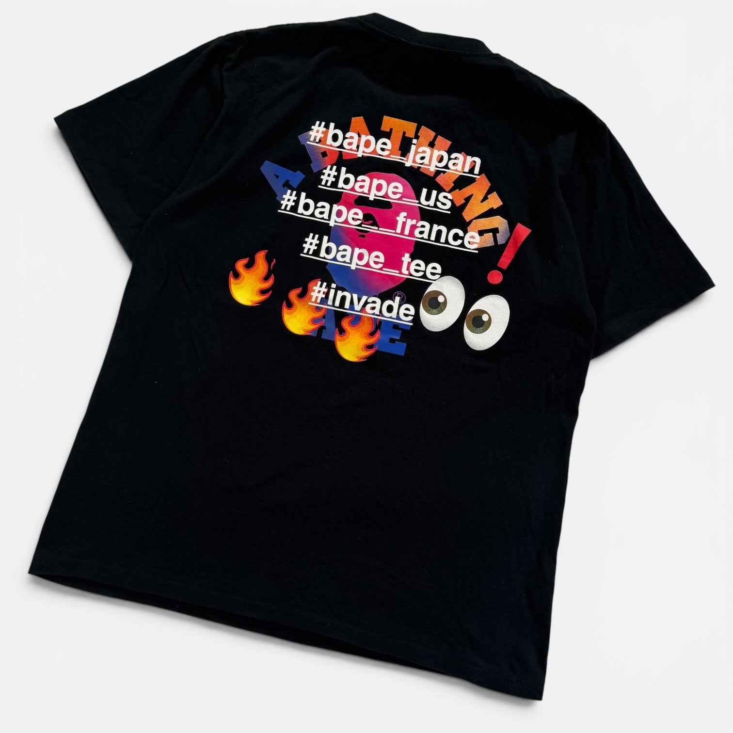 Bape Emoji College Logo T-shirt