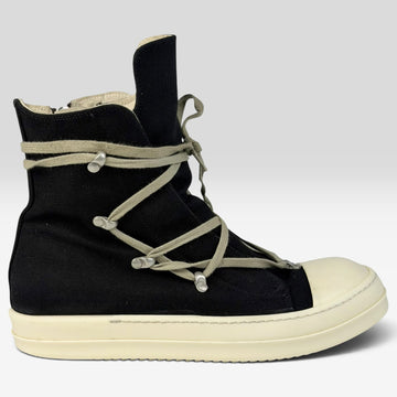 Rick Owens DRKSHDW Hexagram Ramones High Black/Milk