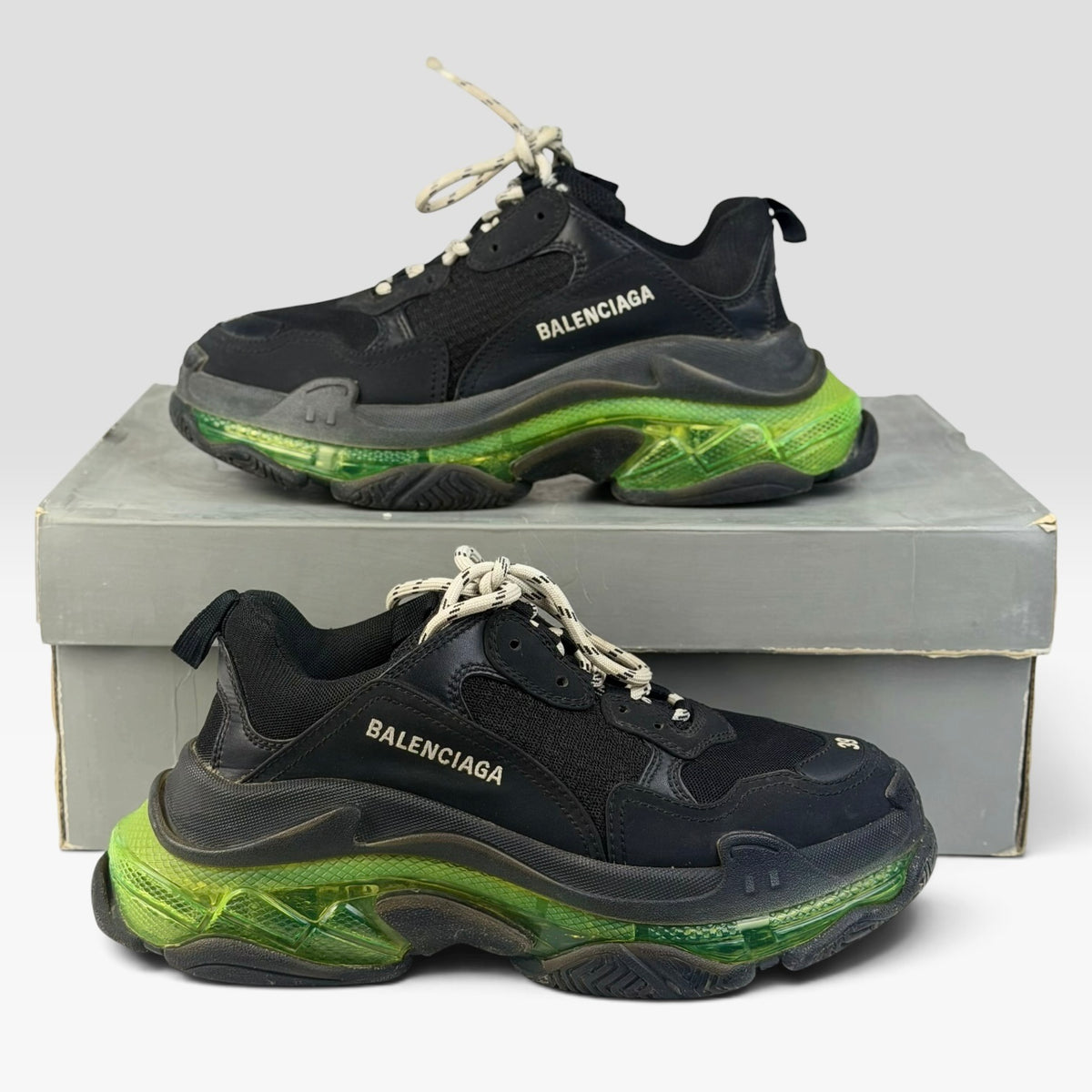 Balenciaga Triple S Black/Green
