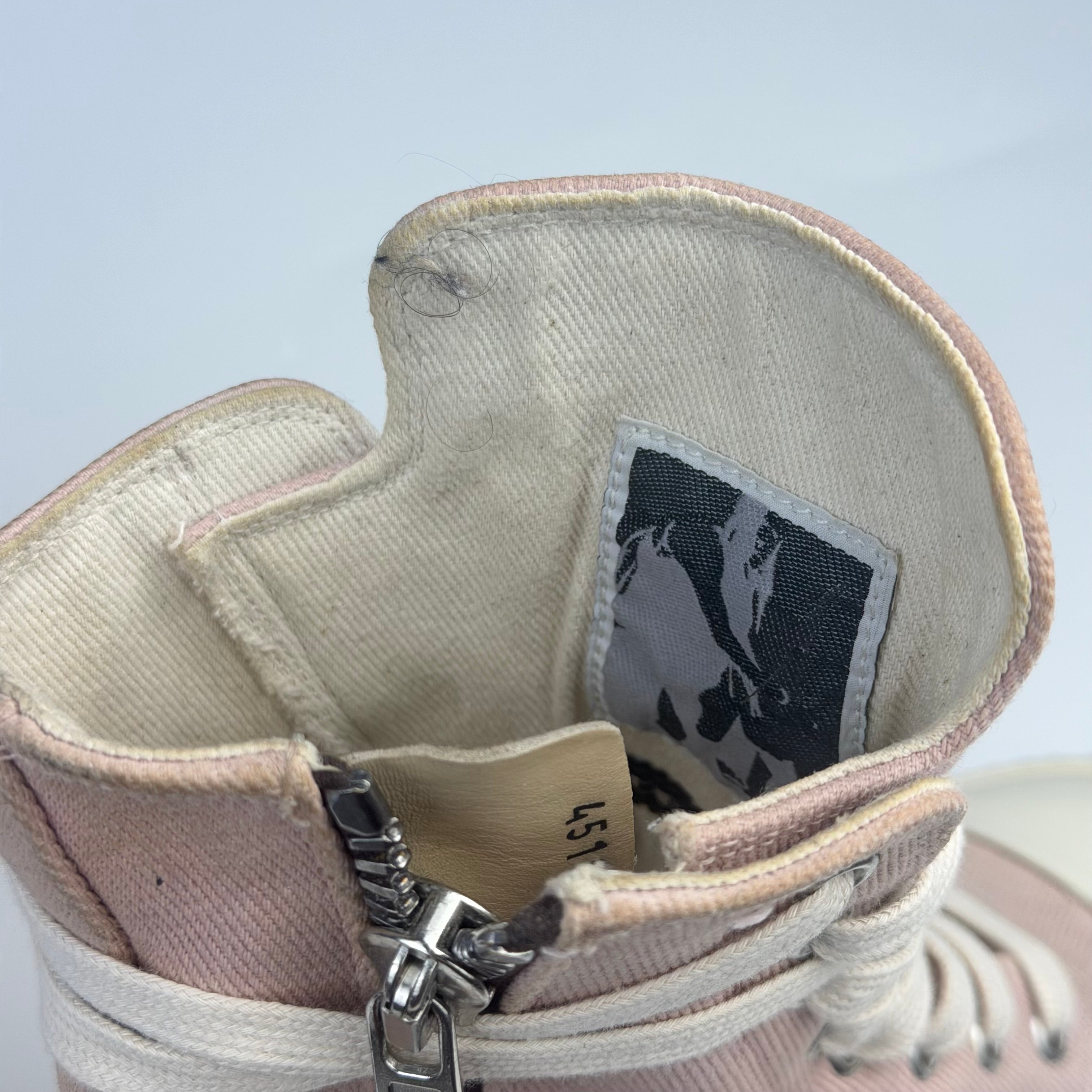 Rick Owens Ramones Faded Pink