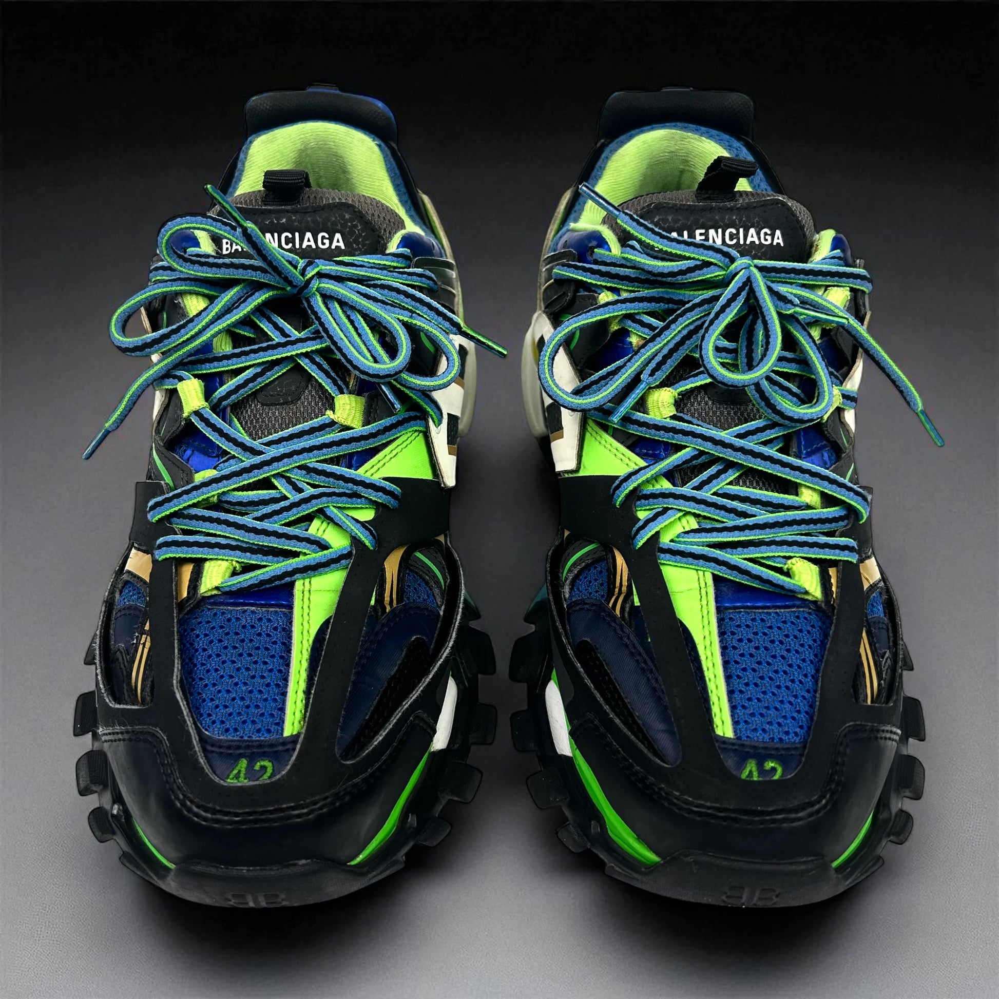 Balenciaga Track Blue Green
