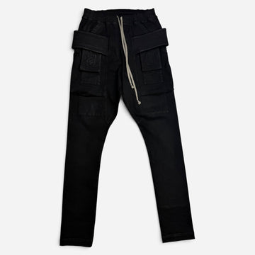 Rick Owens DRKSHDW Creatch Cargo Waxed Pants