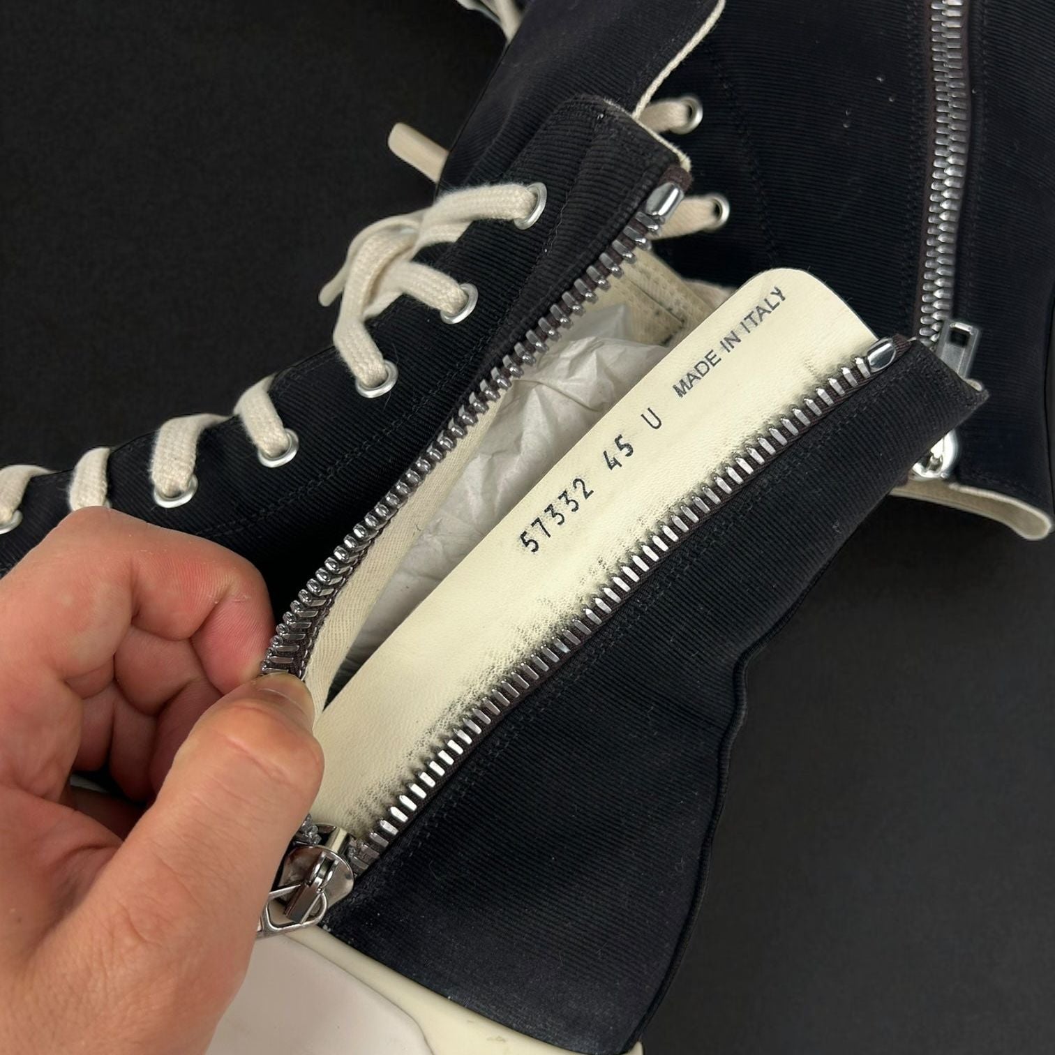 Rick Owens Ramones Abstract High