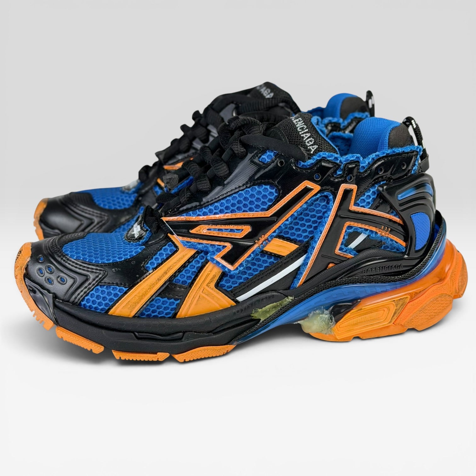 Balenciaga Runner Blue/Orange/Black Sneakers