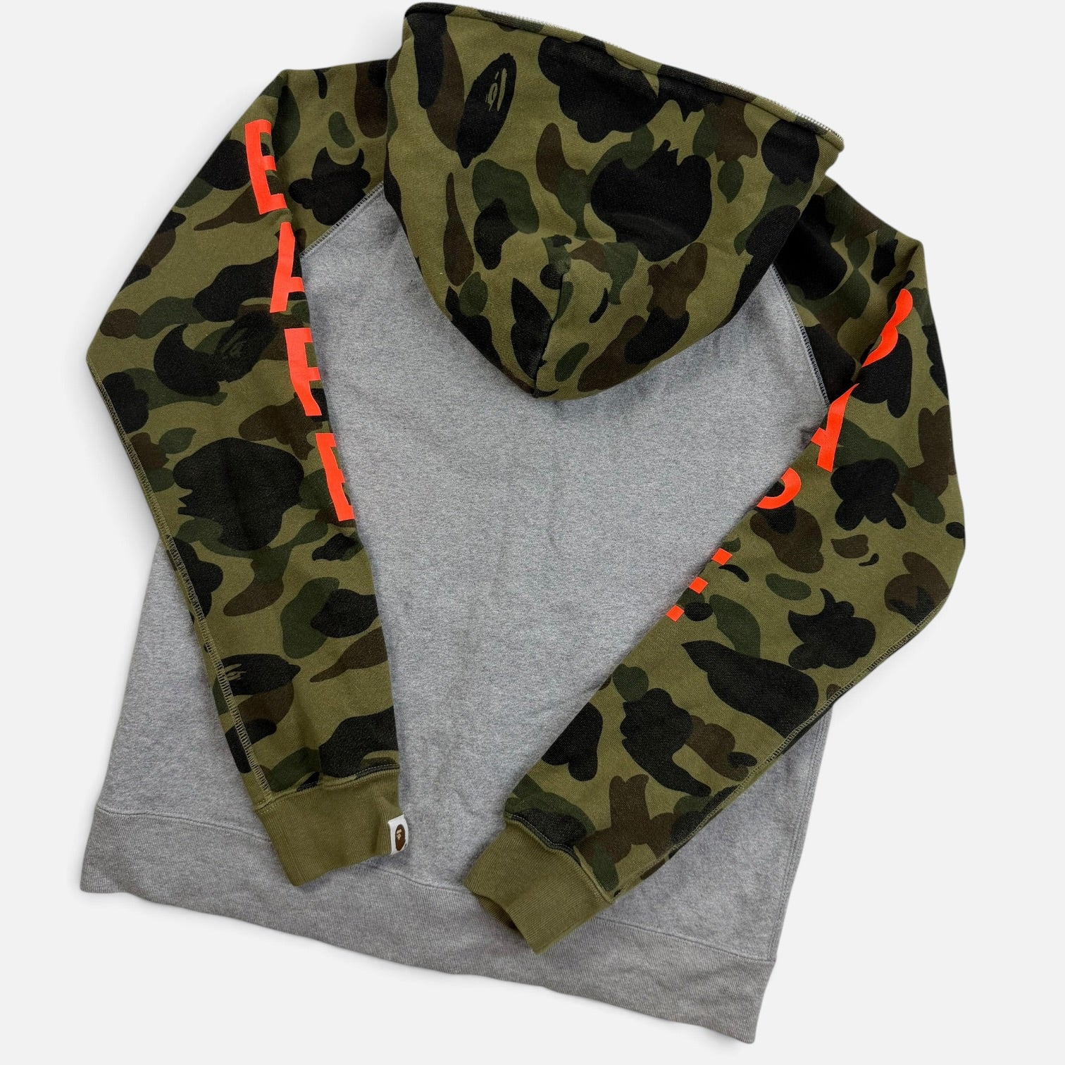 BAPE 1st Camo Colorblock Full-Zip Hoodie | Hanorac BAPE