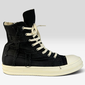 Rick Owens DRKSHDW Ramones High Slashed Black/Milk