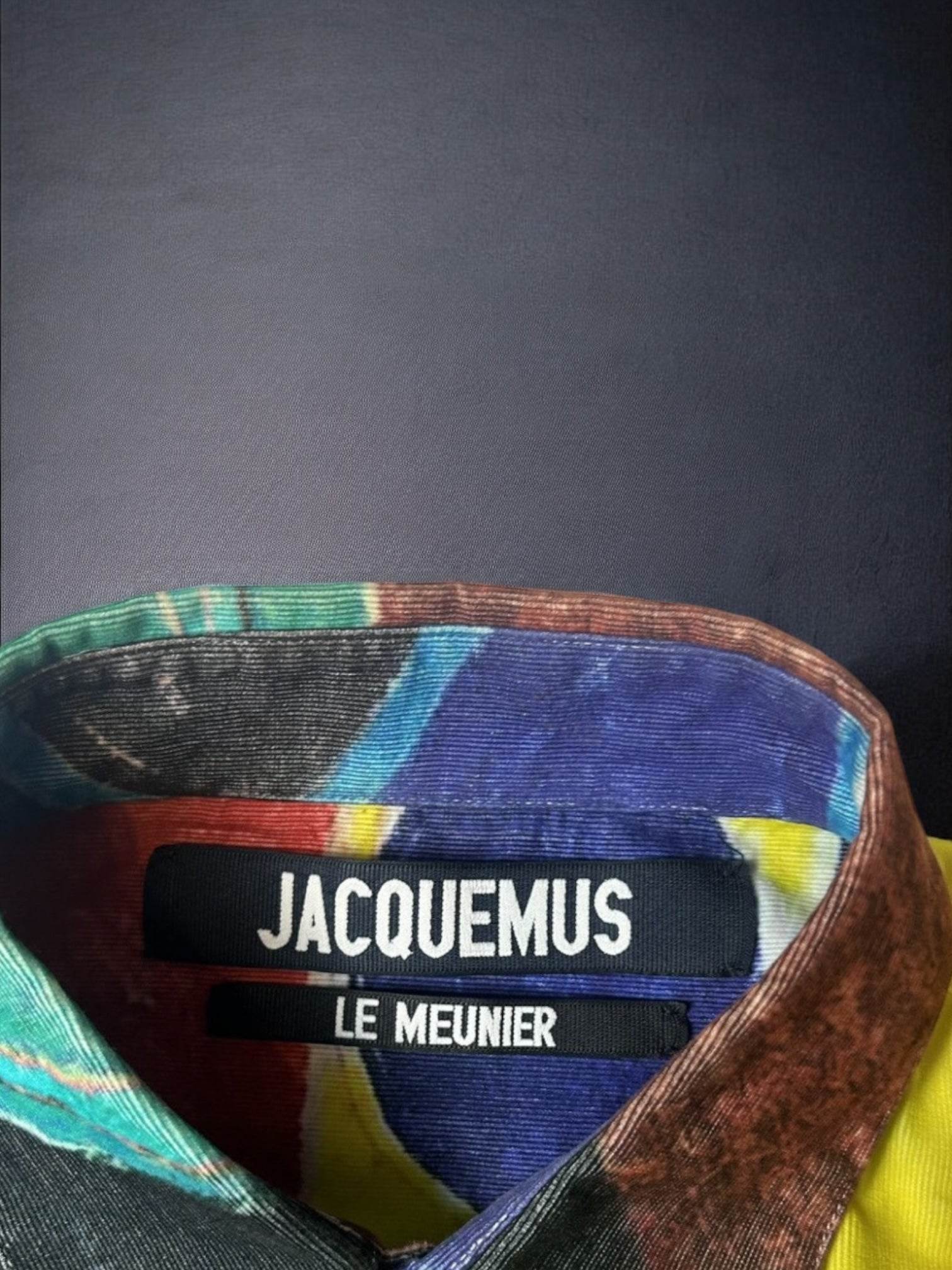 Camasa Jacquemus Felix Abstract Print - V STEALS