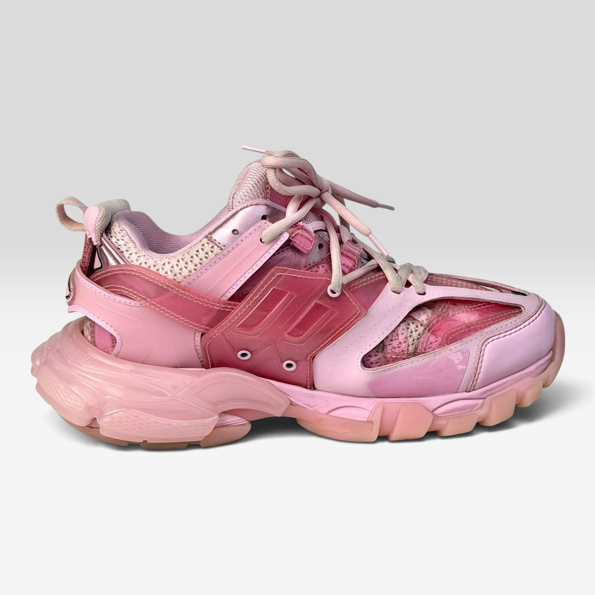 Balenciaga Track Clear Sole Pink