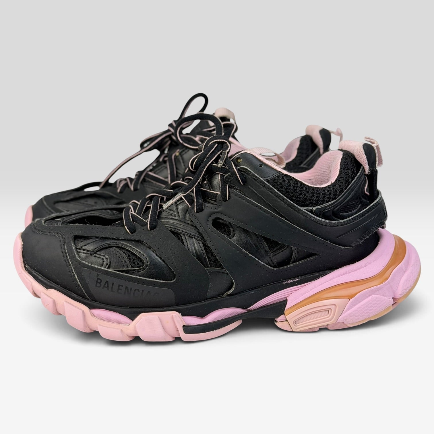 Balenciaga Track Black/Pink Sneakers