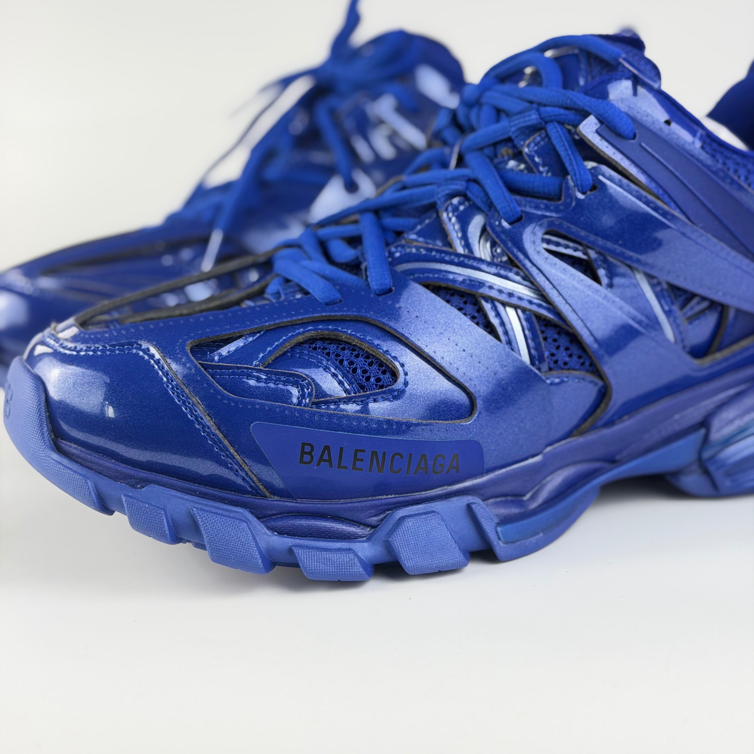 Balenciaga Track Metallic Indigo