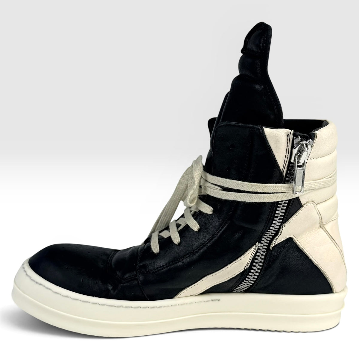 Rick Owens Geobasket Black/Milk