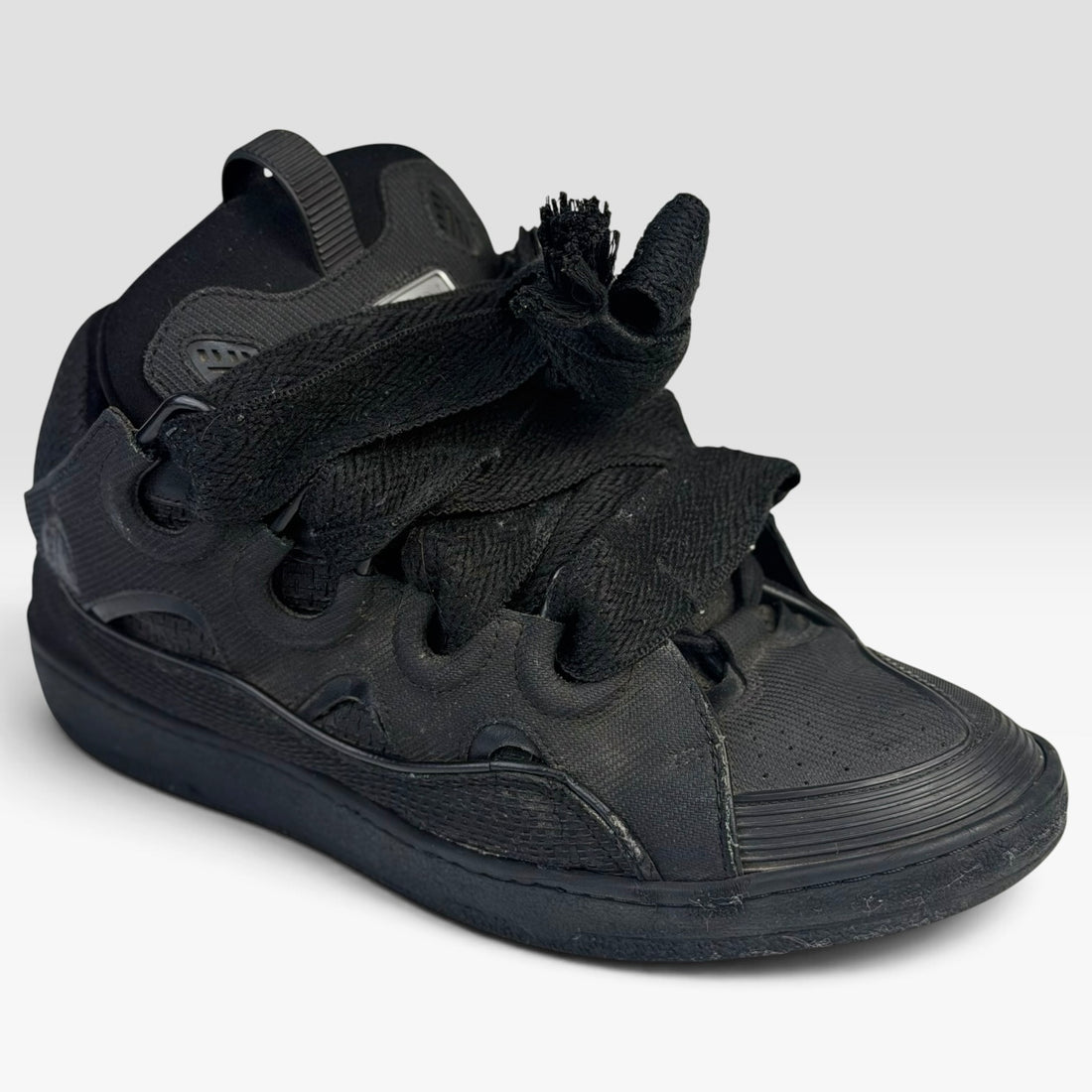 Lanvin Curb Metallic Effect Black