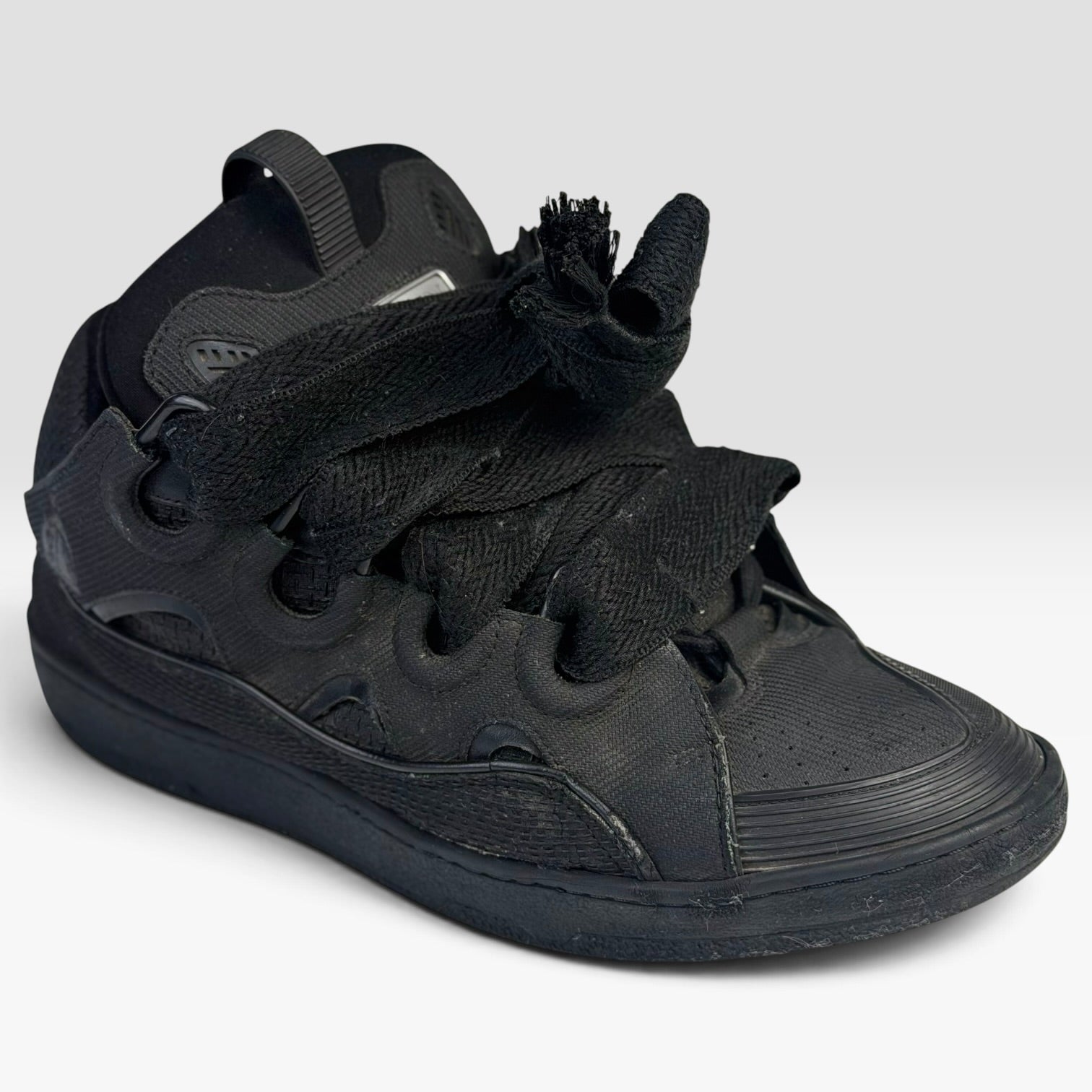 Lanvin Curb Metallic Effect Black