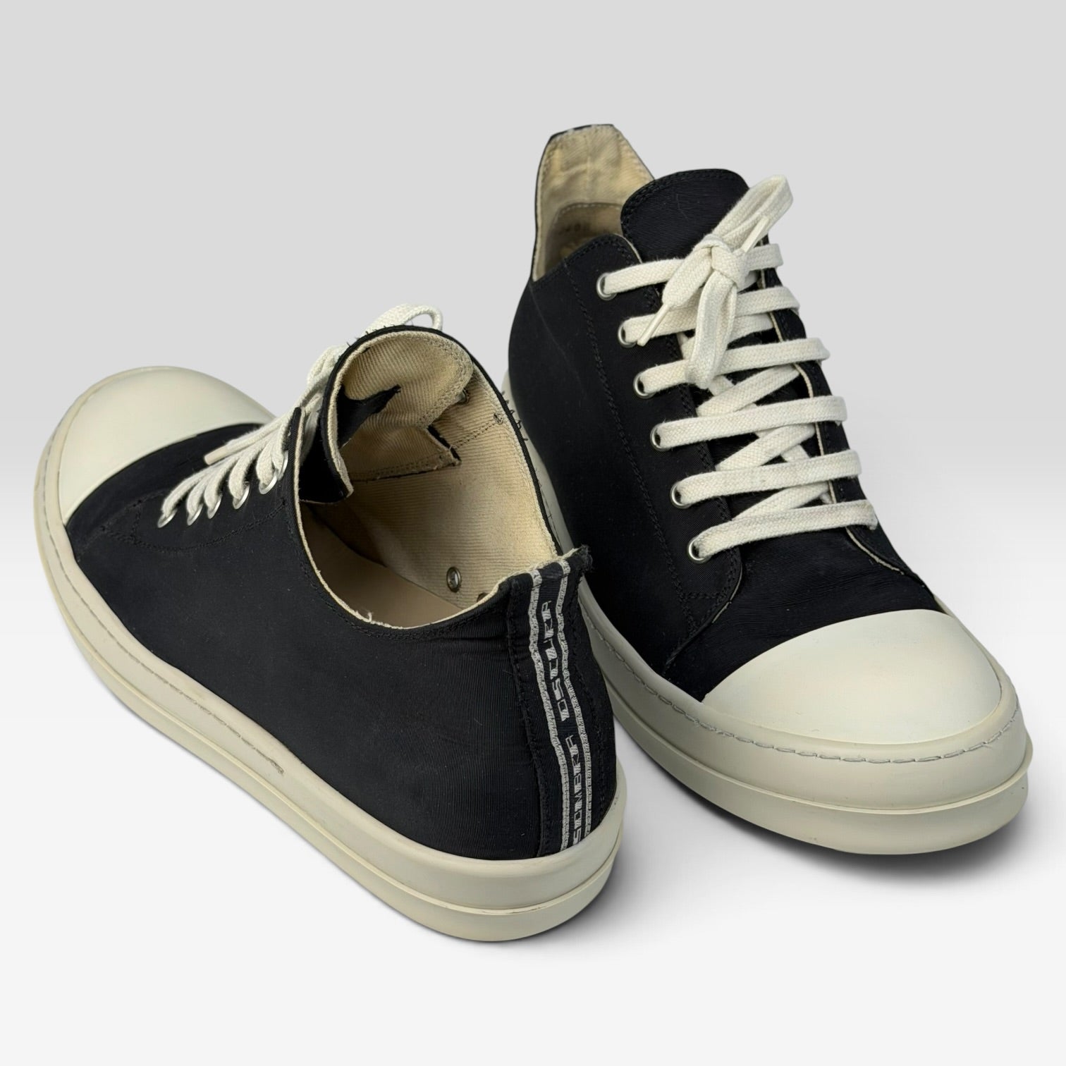 Rick Owens DRKSHDW Ramones Low Sombra Oscura