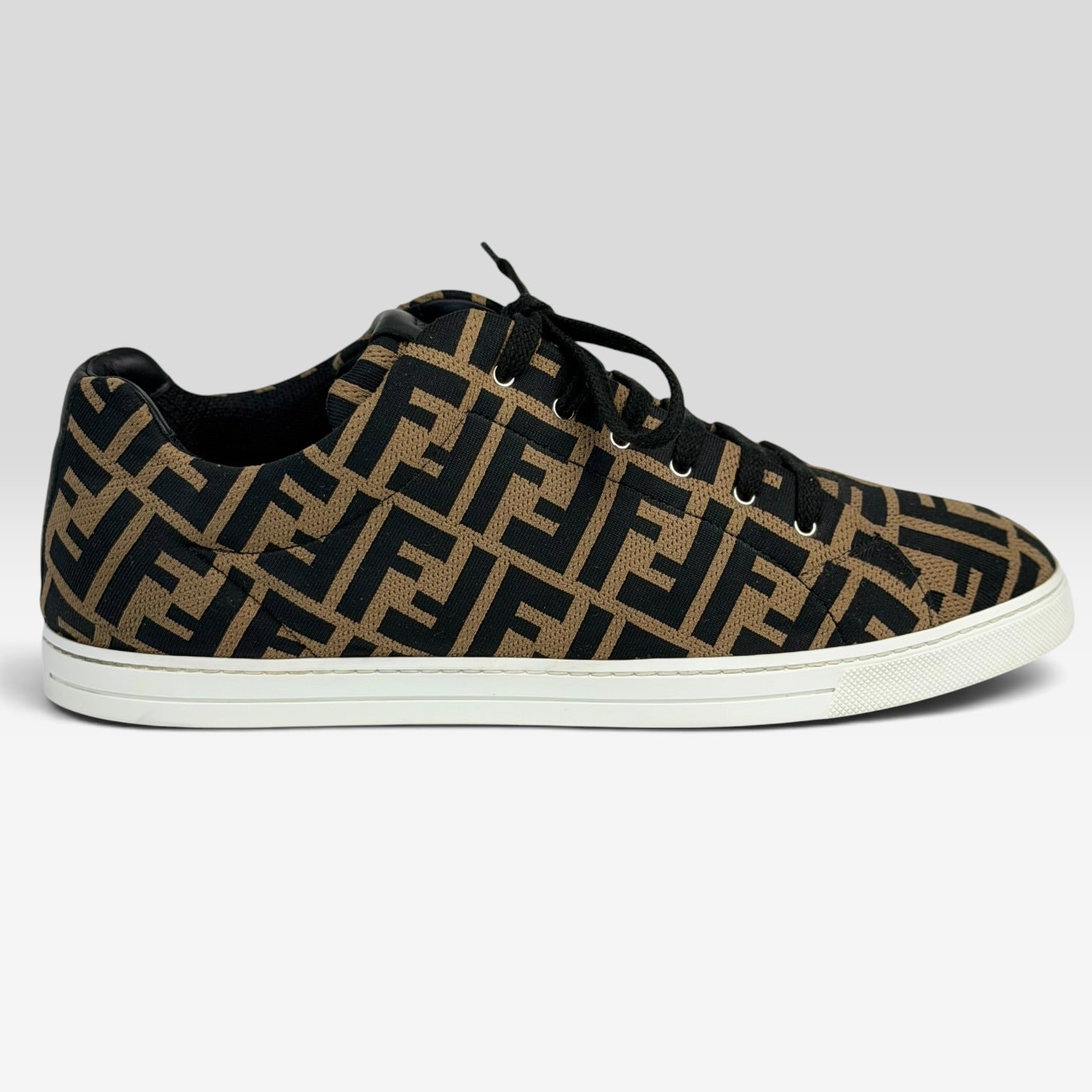 Fendi FF Zucca Monogram Low-Top Sneakers