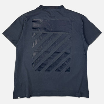 Off-White Diag Tab T-Shirt Navy Blue