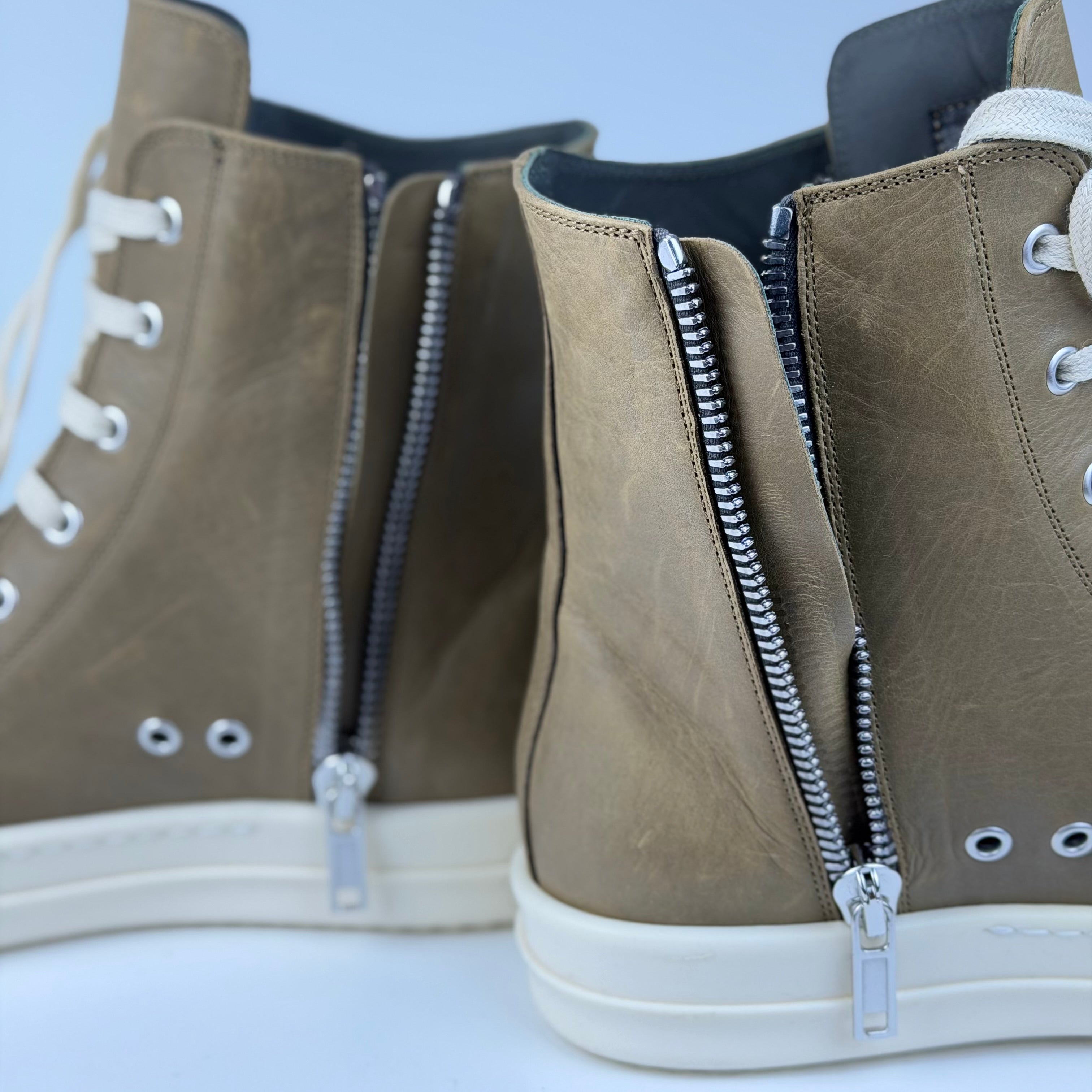 Rick Owens Leather Ramones