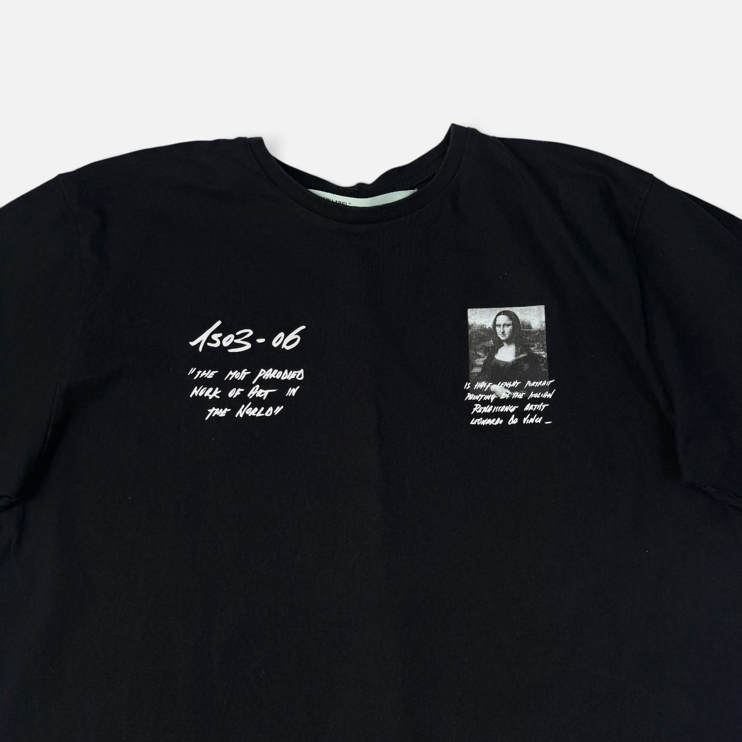 Off-White Mona Lisa T-Shirt Black