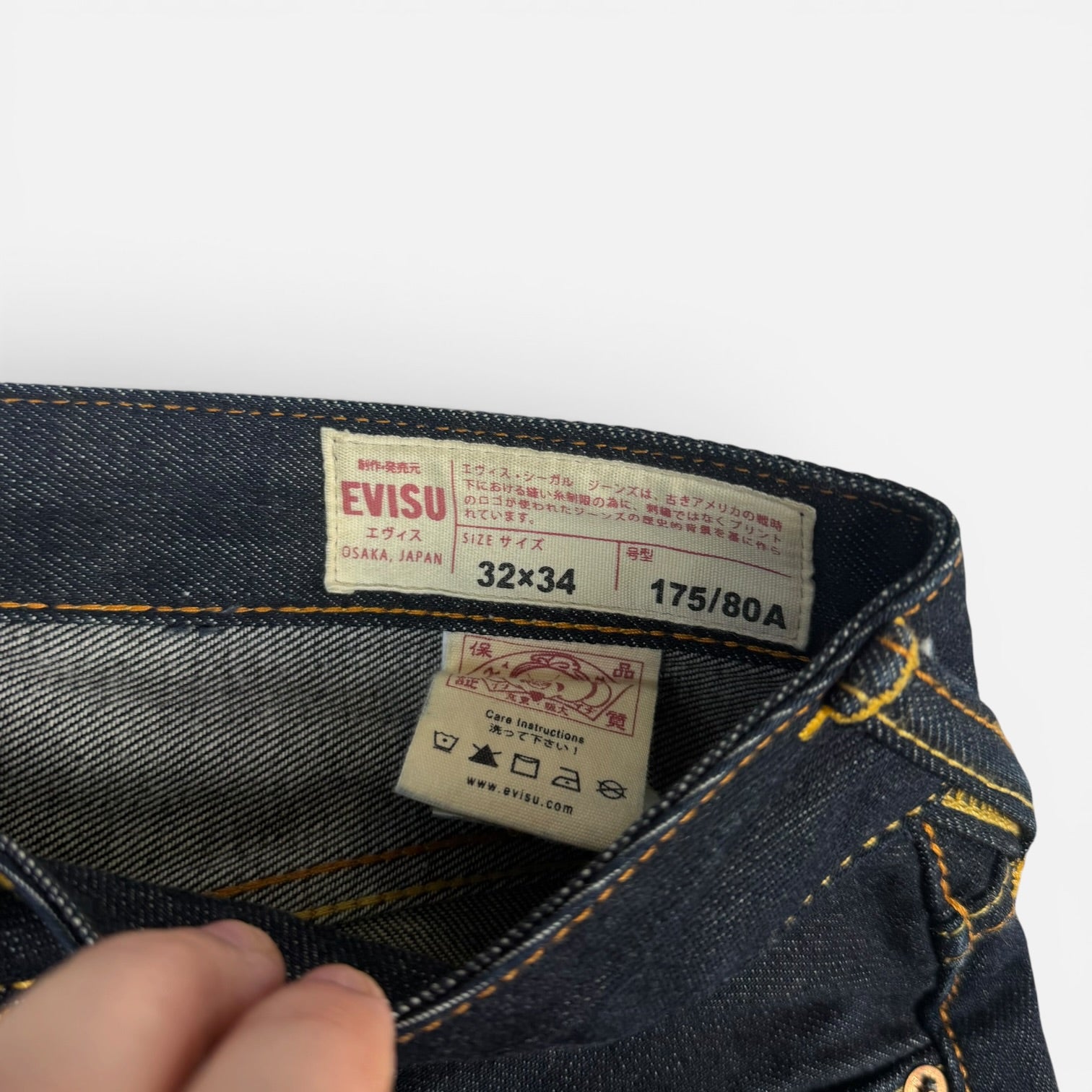 Evisu Japanese Icons Embroidery Daicock Denim