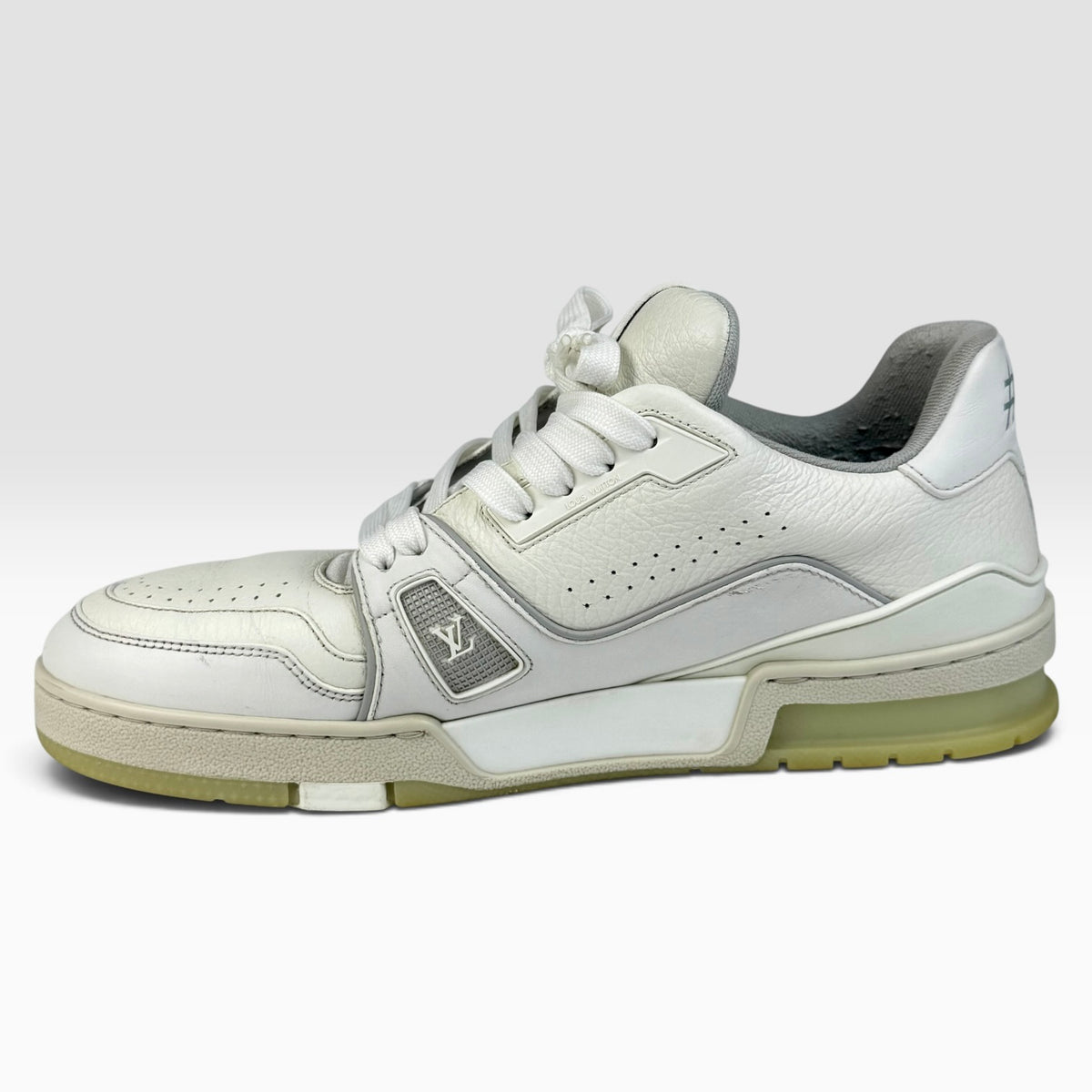 Louis Vuitton LV Trainer White/Grey Signature