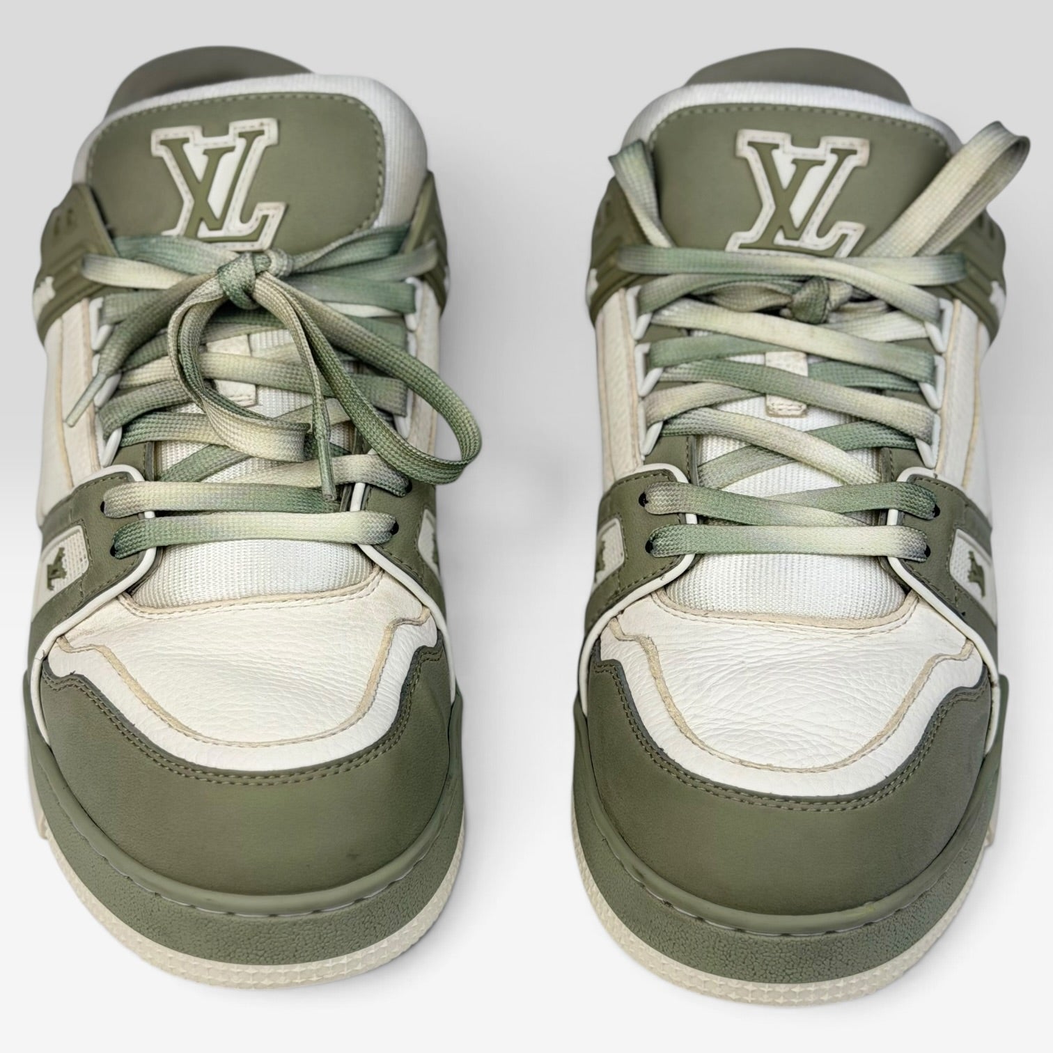 Louis Vuitton LV Trainer Green Two-Tone
