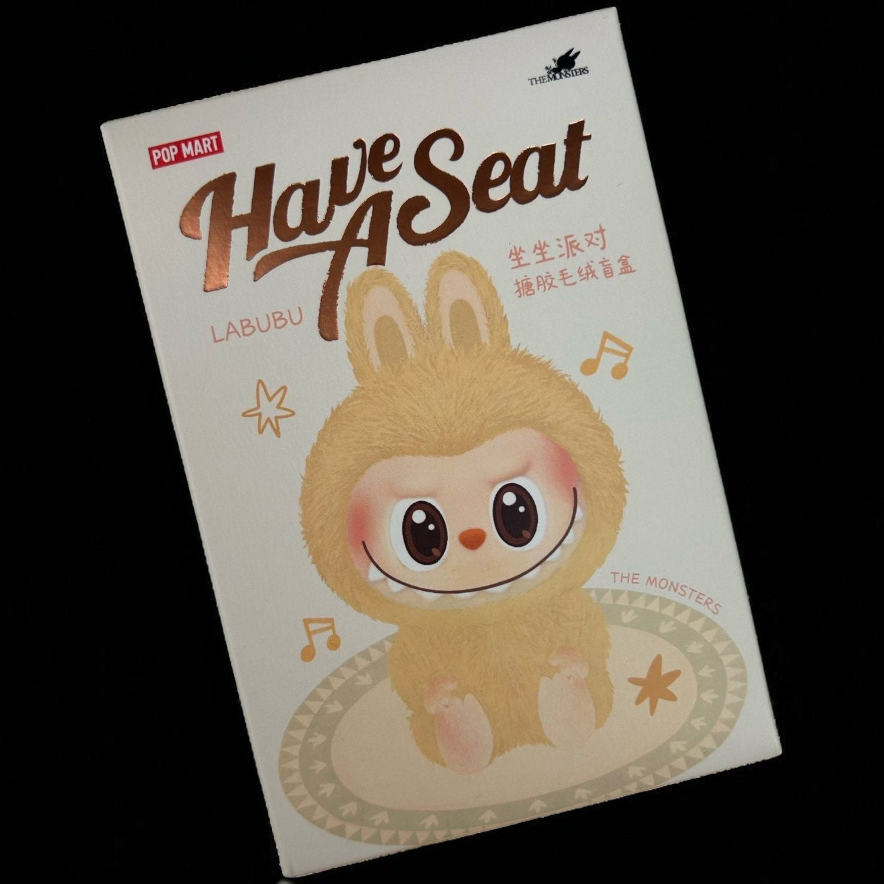 Pop Mart Labubu THE MONSTERS Have a Seat Vinyl Plush Blind Box – V