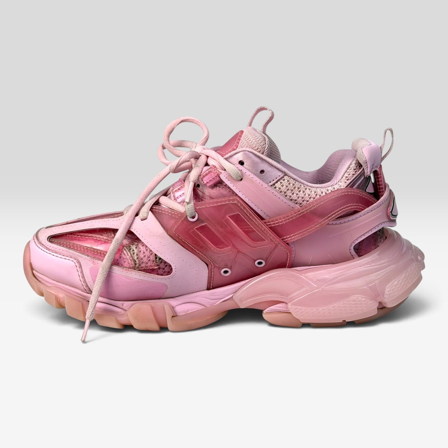 Balenciaga Track Clear Sole Pink