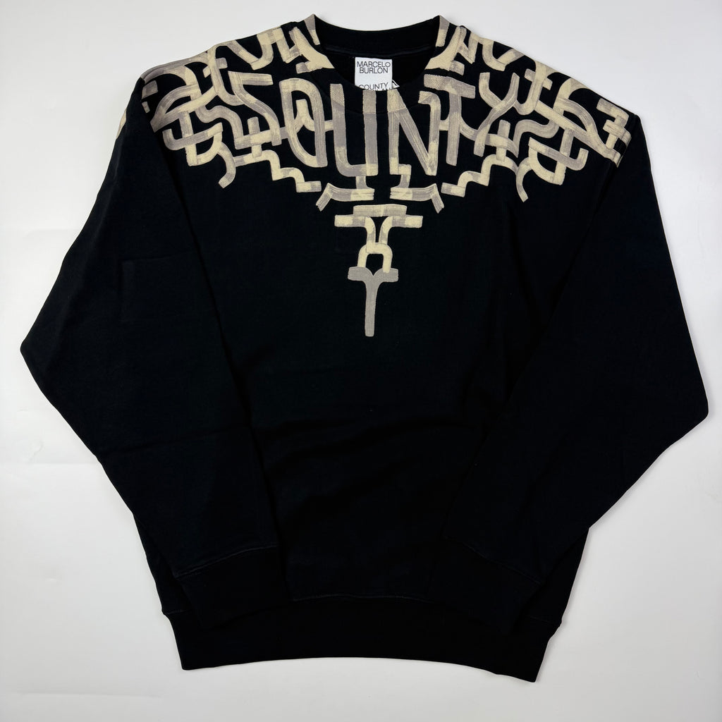 Marcelo Burlon Graffiti Wings Sweatshirt