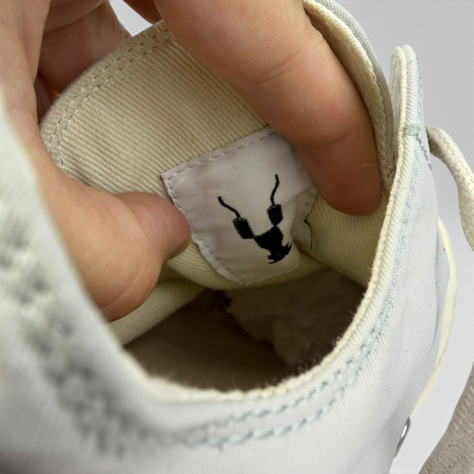 Rick Owens DRKSHDW Ramones Low Grey/Milk