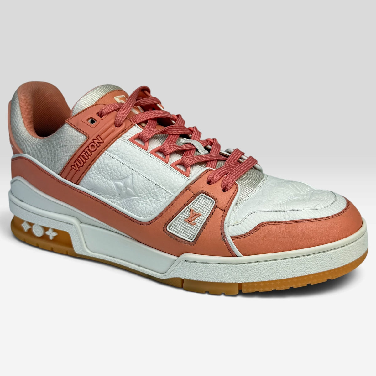 Louis Vuitton LV Trainer Peach/White