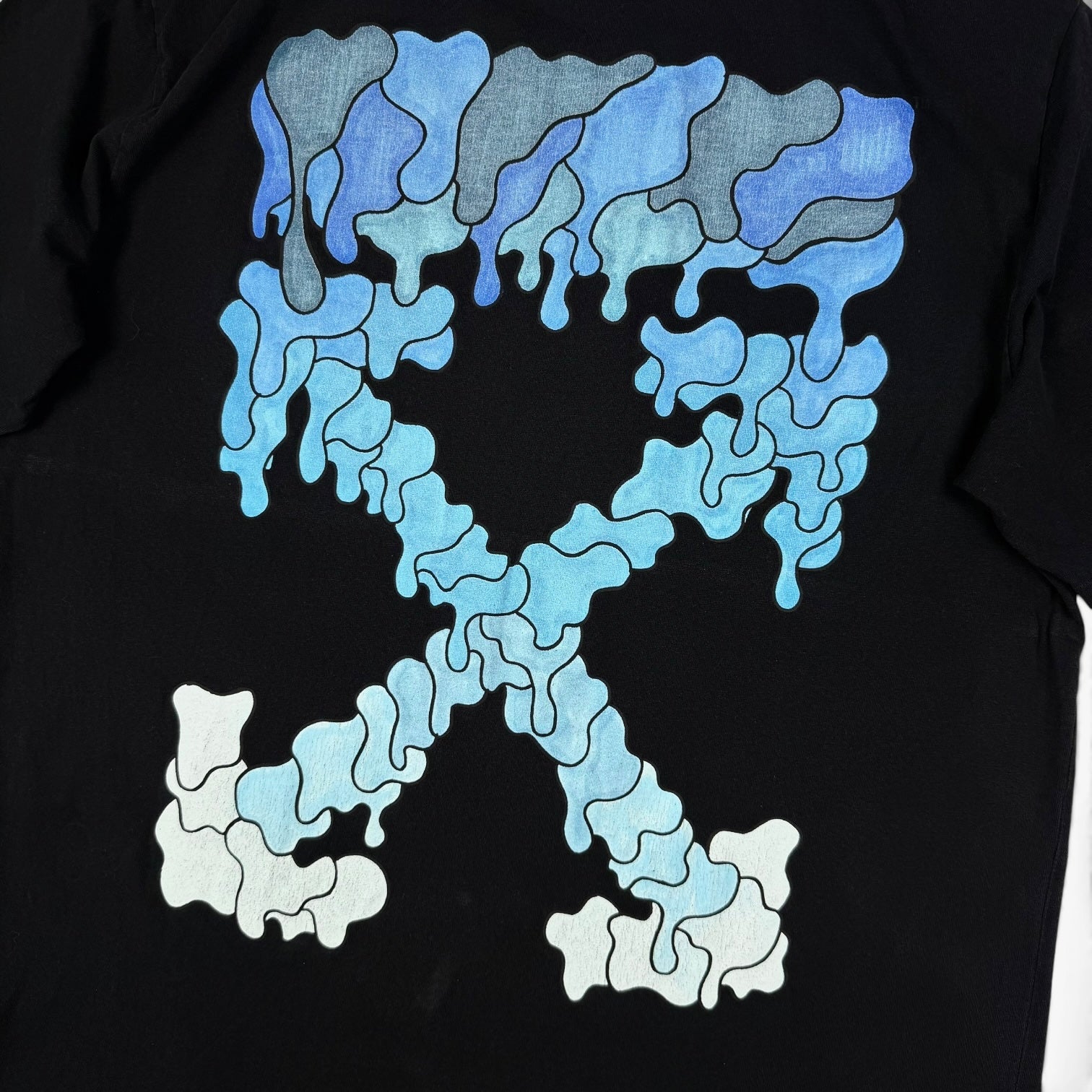 Off-White Blue Marker T-Shirt Black