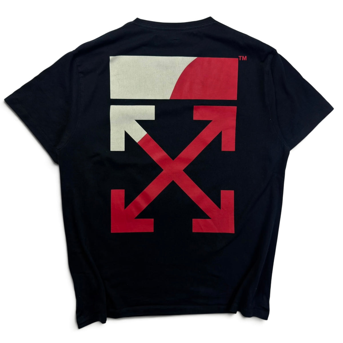 Off-White Split Logo Oversized T-Shirt Black