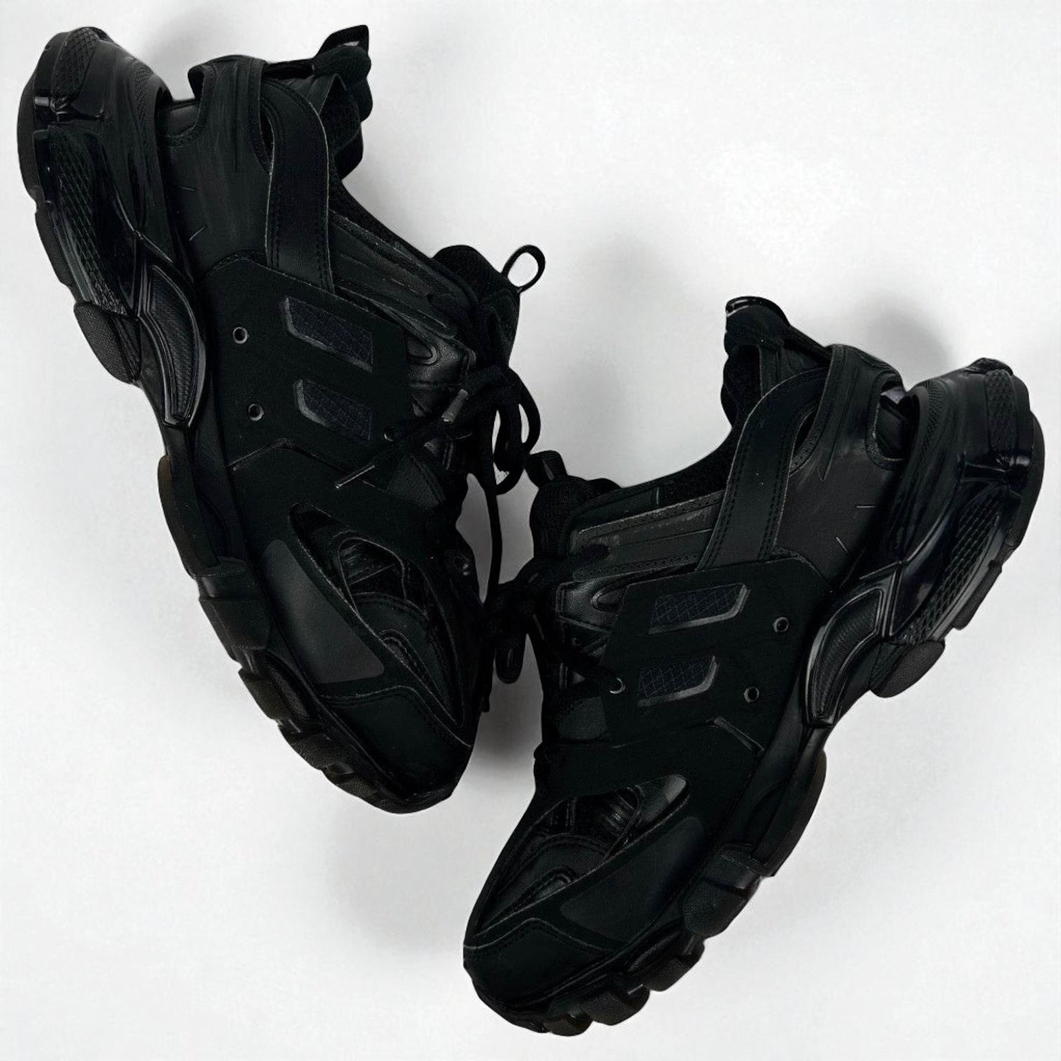 Balenciaga Track Black Clear Sole