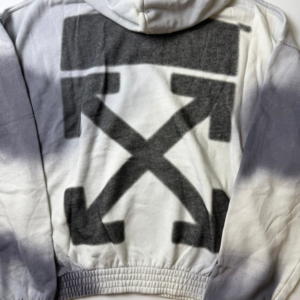 Off-White Grey Spray Hoodie