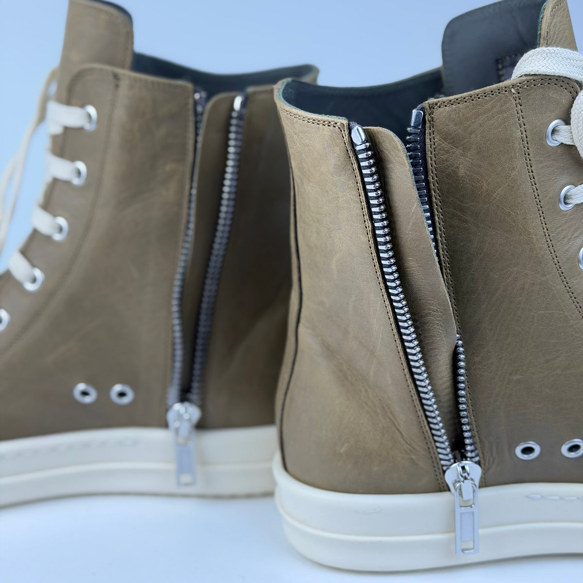 Rick Owens Leather Ramones