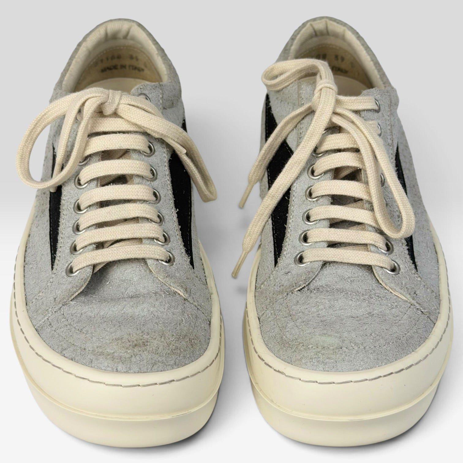Rick Owens Vintage Sneaks Oyster Suede