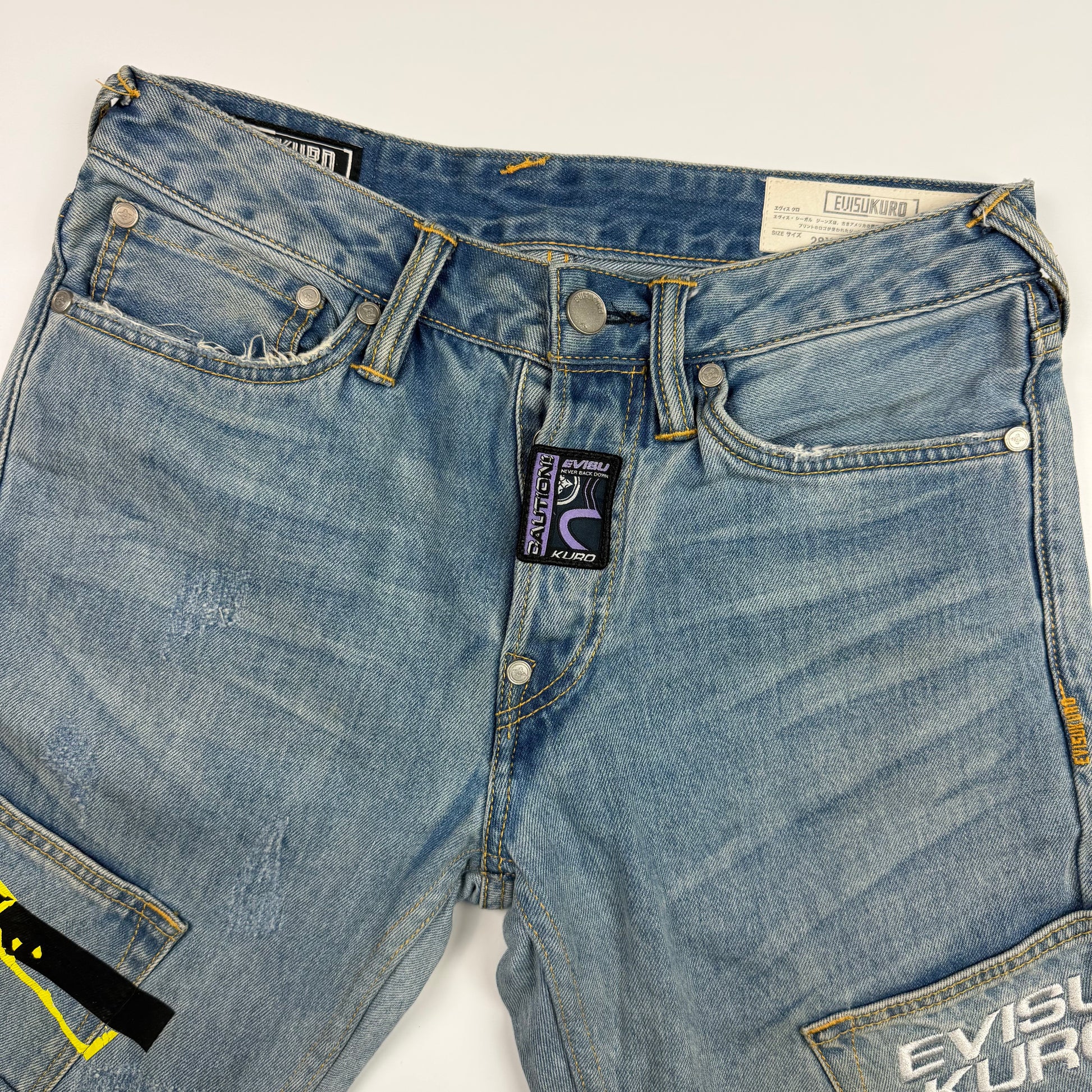 Evisu Kuro Seagull Jeans