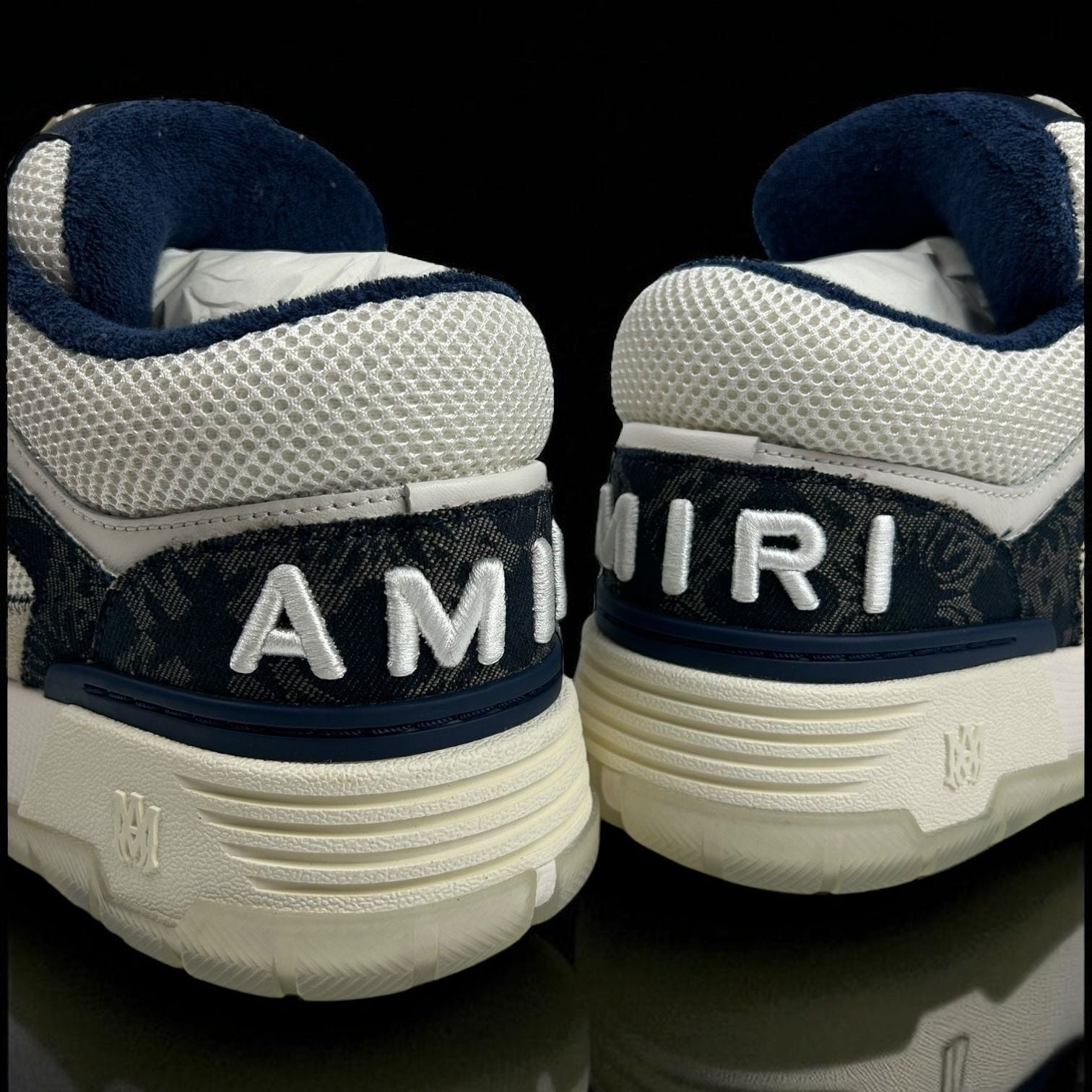 Amiri MA-1 Blue Bandana Denim