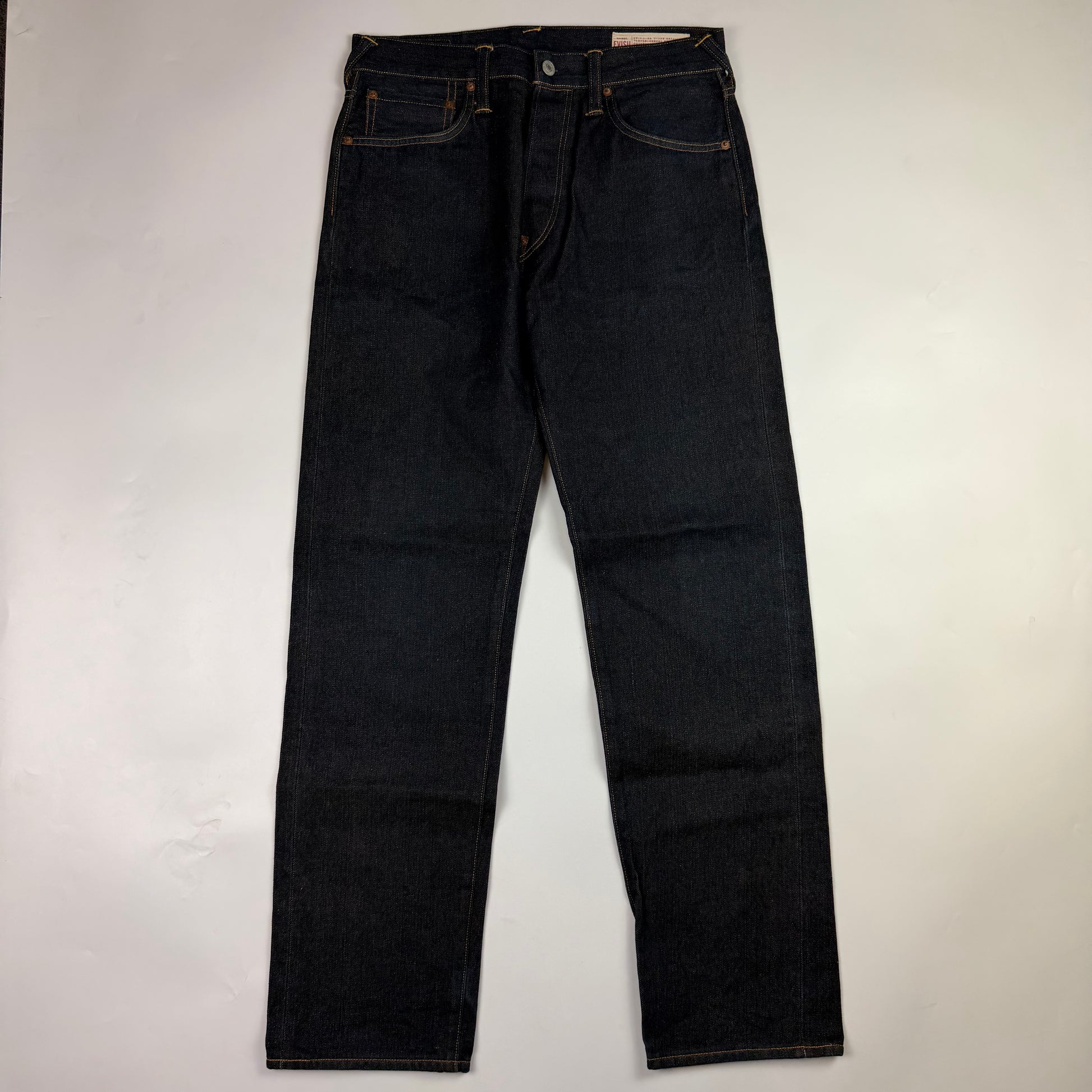 Evisu Raw Denim Seagull Jeans