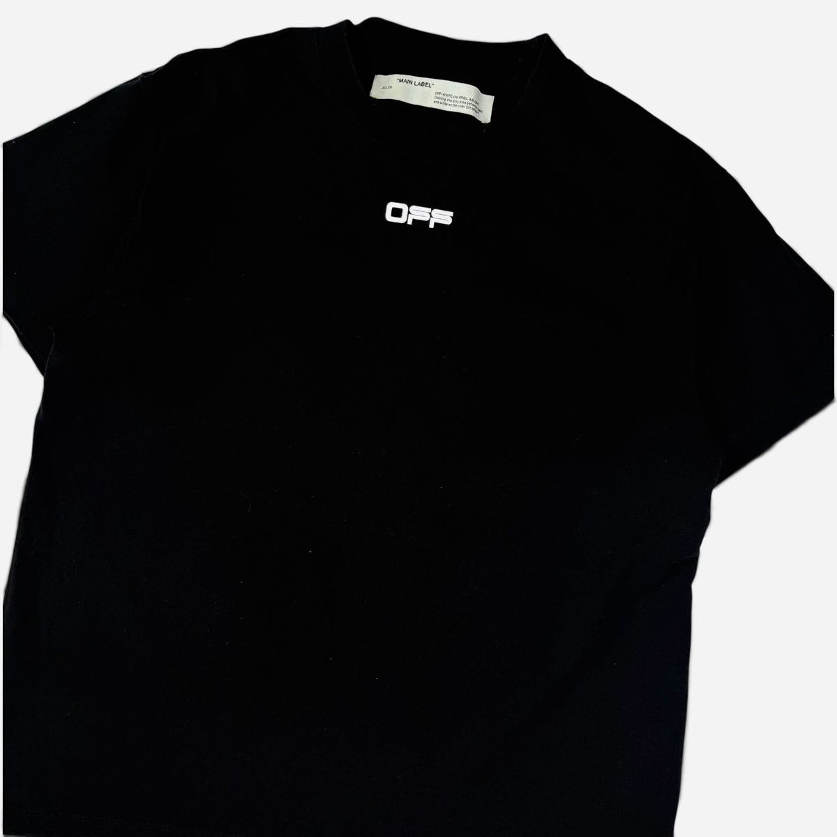 Off-White Airport Tape T-Shirt Black