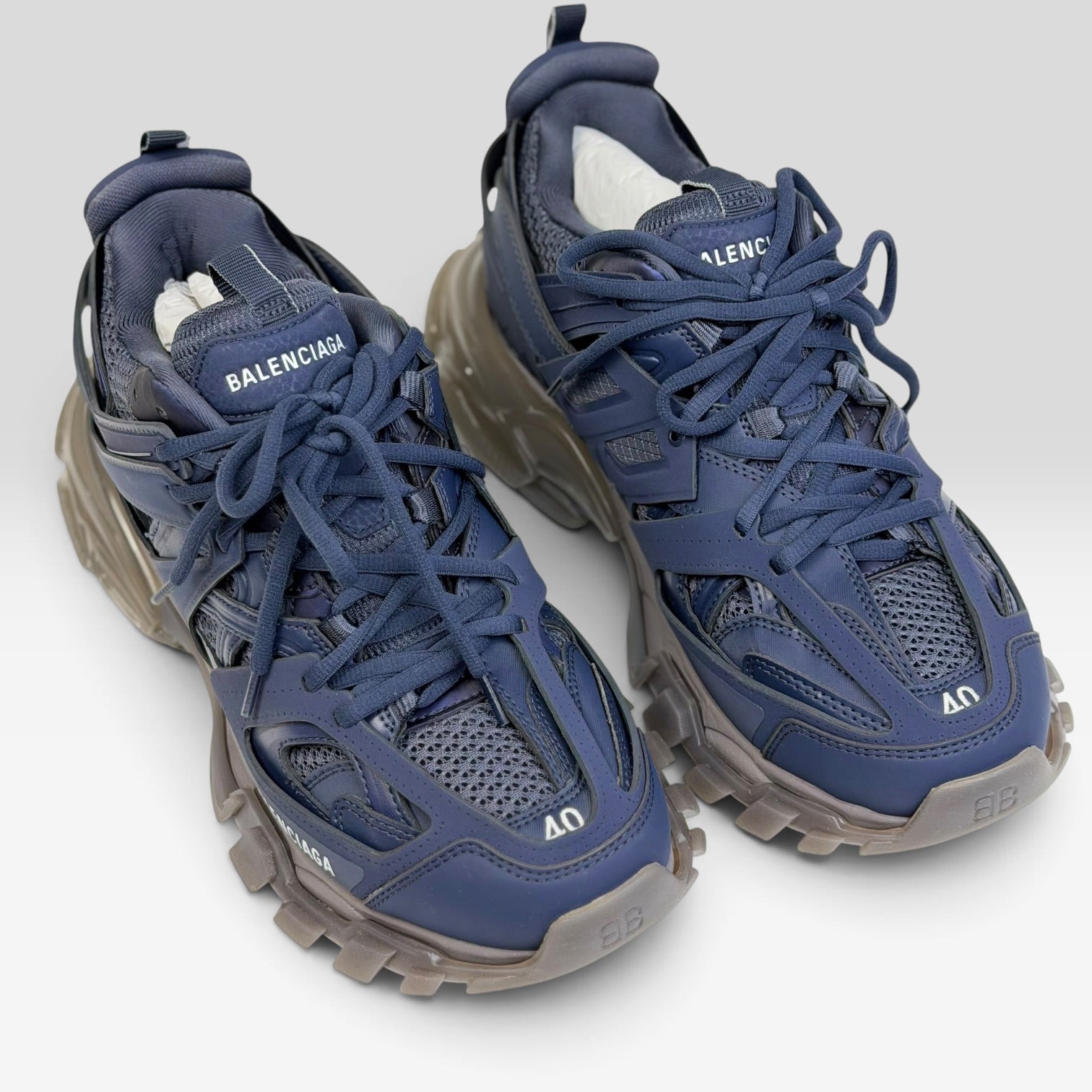 Balenciaga Track Clear Sole Dark Grey/Navy